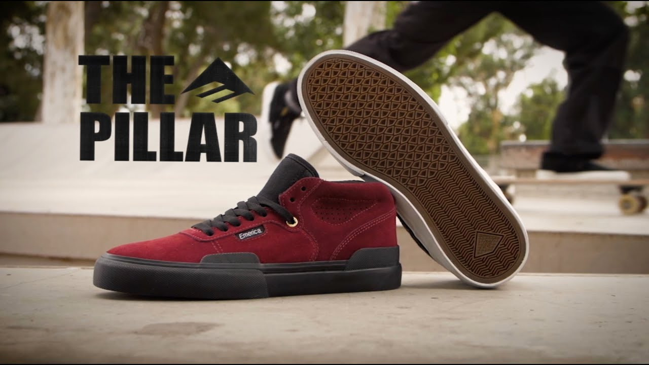 Victor Aceves and Braden Hoban sit down and discuss the features of our latest mid top shoe, The Pillar and then hit the park to put it to the test. <br /><br />The Pillar available now at https://www.emerica.com/us/the-pillar/<br /><br />www.emerica.com<br />Instagram @Emerica<br />Facebook.com/Emerica<br />Twitter @Emerica