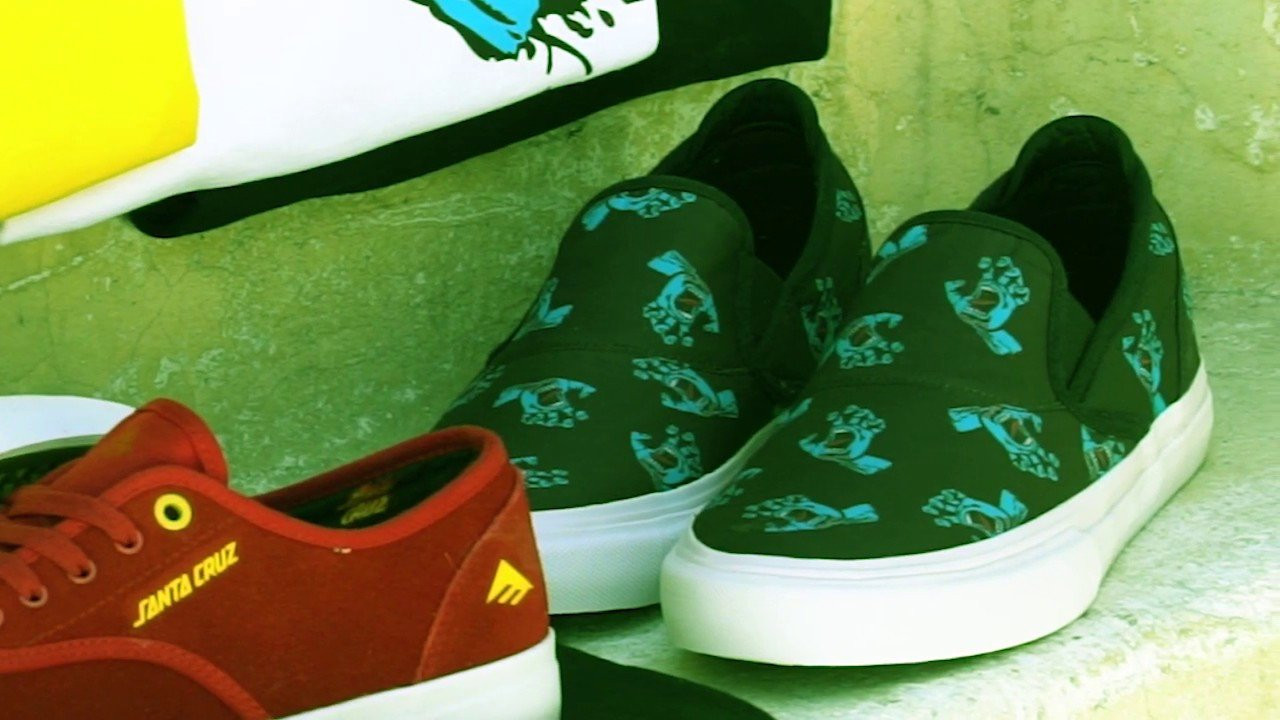 Emerica Footwear proudly introduces the Santa Cruz x Emerica collection featuring a full footwear and apparel collection. Available now at skate shops or at https://www.emerica.com/collections/emerica-x-santa-cruz/<br /><br /><br />www.emerica.com<br />Instagram @Emerica<br />Facebook.com/Emerica<br />Twitter @Emerica