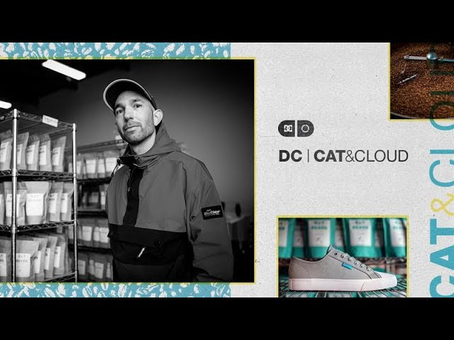 WAKE UP AND SMELL THE COFFEE! <br /><br />We teamed up with skater-owned coffee brand Cat & Cloud to brew up a limited Manual collab—featuring S.Cafe® coffee yarn fabric made from recycled coffee grounds and a rubber toe for extra skate durability. 100% vegan. 100% skate-ready.<br /><br />Shop the Footwear: https://www.dcshoes.com/men%2527s-manual-rt-cat-cloud-shoes-ADYS300698.html#?intcmp=dc_hp_brandfeature_Cat-and-cloud-manual