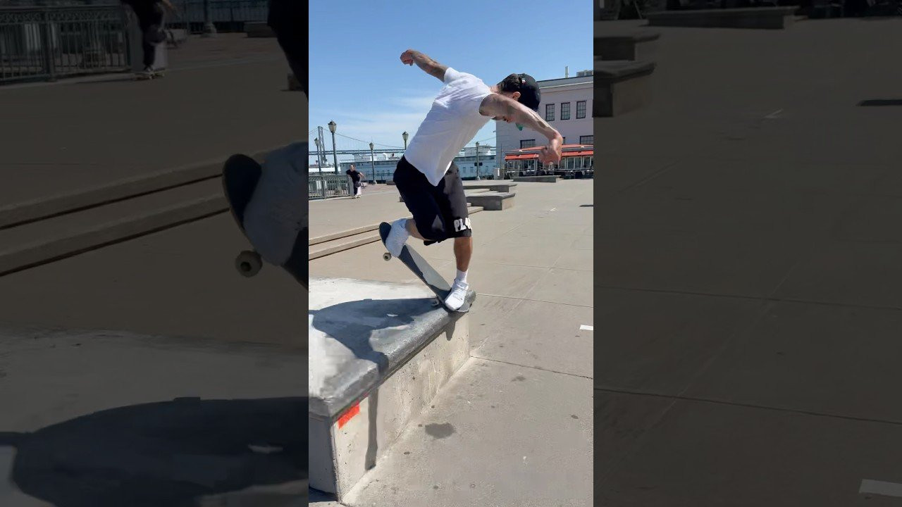 Miles Silvas with a quick two piece at Pier 7 🌁