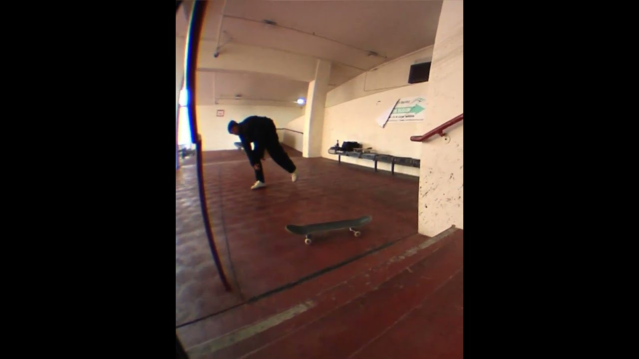 Watch the full process of Joslin's nollie frontside flip now playing on our channel