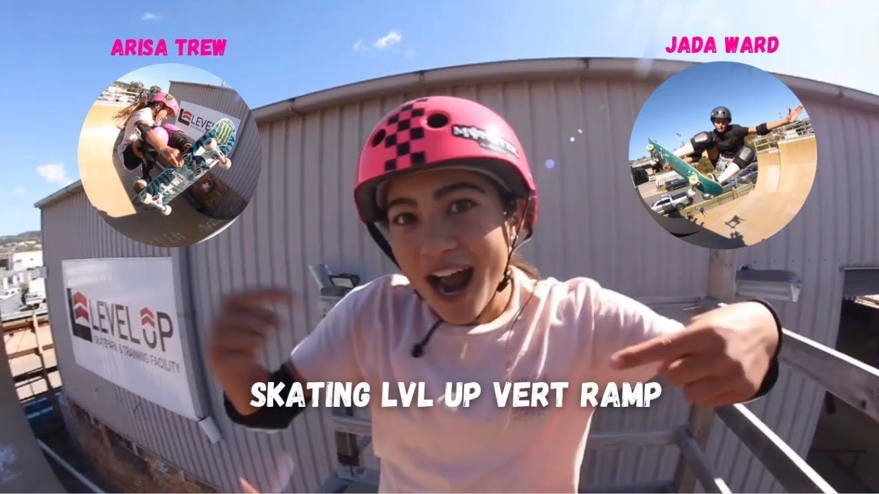 Fun little video of a day at Level up Aus academy skating the vert ramp with Arisa Trew, Jada ward, Cj hawker, Zen dickson, Asher watt, Ash wilcomes, Summer Rackely and coach Trevor Ward.
