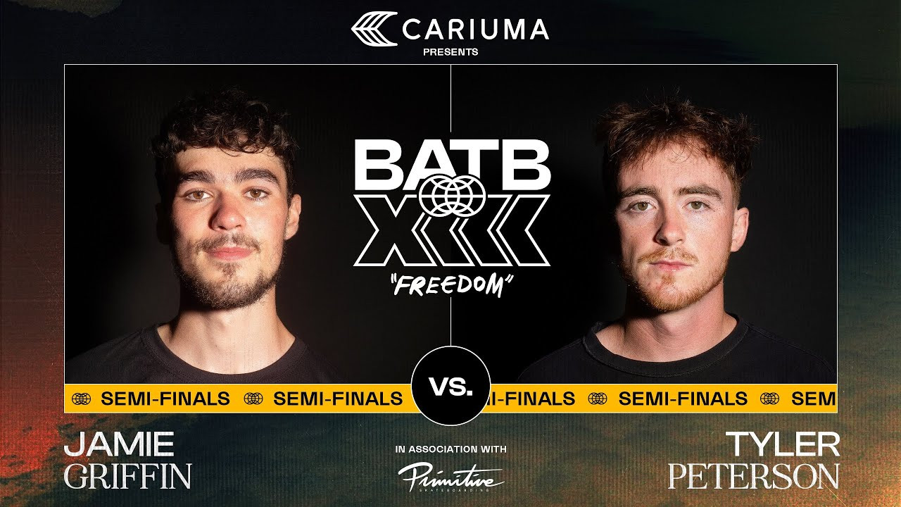 One of the most anticipated match ups of the year, Tyler Peterson Vs. Jamie Griffin kicked off our second battle of BATB 13 Finals Night Presented by Cariuma. Will Tyler achieve his shot at redemption, or will the defending champ have a chance at the title again?<br /><br />The Berrics is moving! As we look to the next chapter of The Berrics, we will always love our current park, so we’ve decided to immortalize it in our new @abdcollectibles farewell cube. Head over to https://abdcollectibles.com/ now to own a piece of history!<br /><br />Special thanks to @cariumabrand and @Primitiveskateboarding <br /><br />Subscribe to The Berrics: http://bit.ly/TheBerricsYoutube<br /><br />The Berrics is one of the world's largest skateboarding media companies founded by professional skateboarders Steve Berra and Eric Koston in December of 2007 that covers skate news, video parts, contests, music, culture, and more. Berra + Eric = Berrics<br /><br />With over 10,000 skateboarding videos under their belt, including Battle at The Berrics, Do A Kickflip and Life on Video, The Berrics is not only one of the most popular online platforms in skate culture but one of the most famous skate spots in the world. Tune in regularly to watch videos with @TonyHawk, @Prod84skate, @nyjah , Yuto Horigome, Rayssa Leal and many more.<br /><br />Subscribe to The Berrics: http://bit.ly/TheBerricsYoutube<br /><br />Daily Videos and More: http://theberrics.com<br />Shop our Online Store: https://canteen.theberrics.com/<br />Follow The Berrics on Instagram: http://instagram.com/berrics<br />Follow The Berrics on TikTok: https://www.tiktok.com/@berrics?<br />Follow The Berrics on Facebook: http://fb.com/berrics<br />Follow The Berrics on Twitter: http://twitter.com/berrics<br /><br />#Skateboarding #Berrics #TheBerrics #SkateboardingIsFun