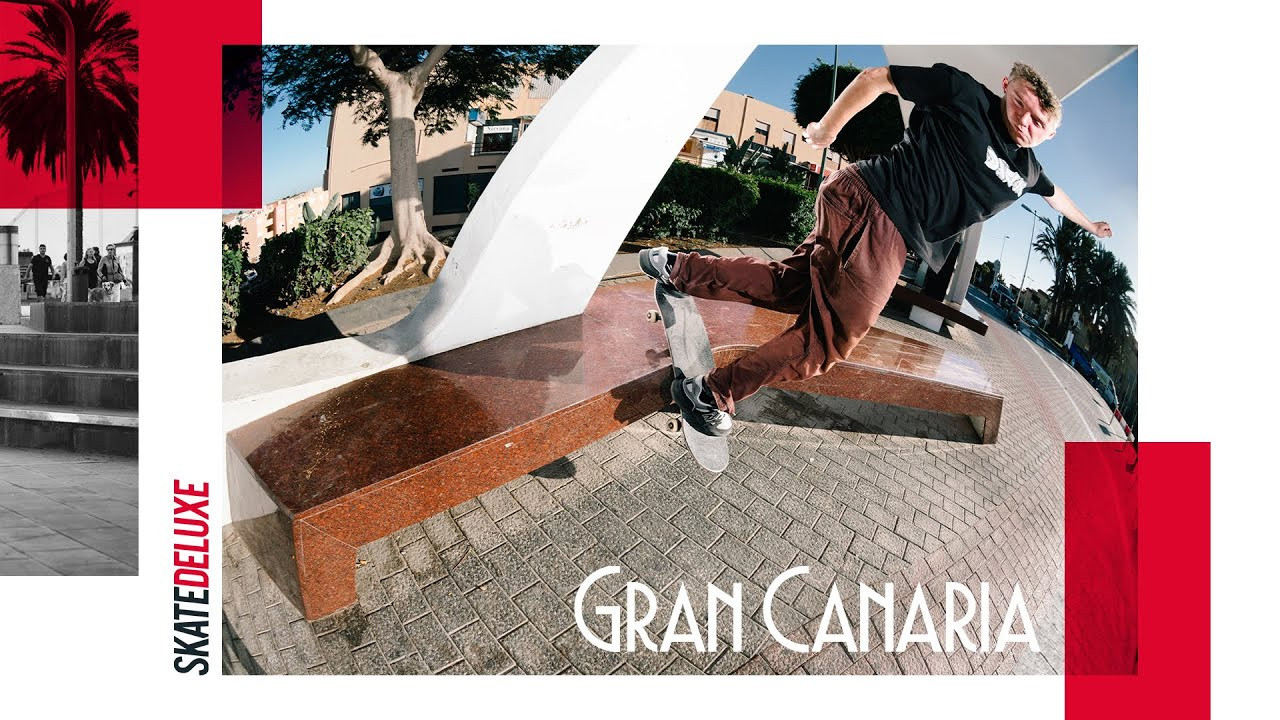 The possibilities for skating on Gran Canaria are as diverse as the island itself. The almost circular island offers plenty of unknown spots, good weather and the Atlantic Ocean. The perfect ingredients for an ideal trip and reason enough for us to visit the vacation paradise off the coast of Africa.<br /><br />Featuring: Adilson Pedro, Pol Catena, Martin Sandberg, Kevin Ozcan & Willow Voges Fernandes<br /><br />Photo Gallery & more: https://www.skatedeluxe.com/gran-canaria<br /><br />Video: Dan Schulz<br />Photo: Dennis Scholz<br /><br />////////////////////////////////////////////////////////<br /><br />skatedeluxe skate shop: https://www.skatedeluxe.com<br /><br />Instagram: https://www.skatedeluxe.com/instagram<br />TikTok: https://www.skatedeluxe.com/tiktok<br />Facebook: https://www.skatedeluxe.com/facebook<br />Twitter: https://www.skatedeluxe.com/twitter<br /><br />////////////////////////////////////////////////////////