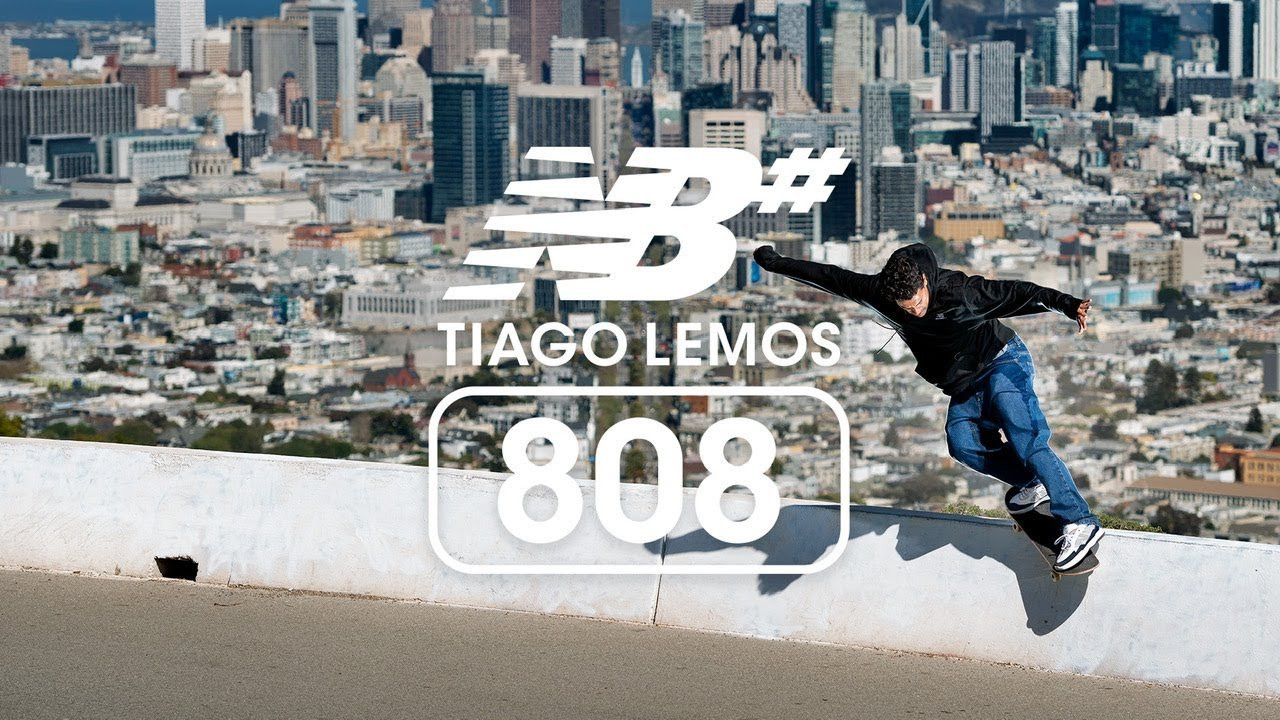 Tiago Lemos takes his 2nd signature model, The 808, aboard, stopping at Embarcadero, Pier 7 and other iconic skate spots around San Francisco.<br /><br />The 808 by Tiago Lemos is the newest addition to the NB Numeric line. Tiago's 2nd signature model for New Balance features late-90's styling with modern NB technology. Full length ABZORB midsole, lace ghillies, Ndurance outsole and a layered upper are complimented by an exaggerated N branding, giving the 808 a unique look. Added additional features like the re-designed internal heel pod keep the foot locked in and secure, the 808 provides both comfort and durability, with Tiago's distinct aesthetics.<br /><br />Filmed & Edited by @KyleCamarillo <br /><br />Music: "Born to Roll" by Masta Ace<br /><br />Subscribe for more Numeric! https://www.youtube.com/c/NBNumeric​​<br />Like New Balance Numeric on Facebook: https://www.facebook.com/NBNumeric​​<br />Follow New Balance Numeric on Instagram: https://www.instagram.com/nbnumeric/