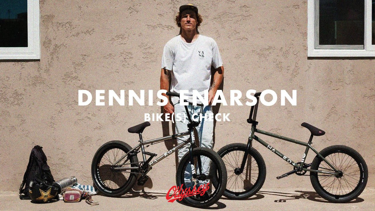 Let Dennis Enarson break down BOTH of his brand new bikes. 1 PARK and 1 STREET bike (both Haro), kitted with Odyssey BMX parts.<br /><br />Full parts list below. <br /><br />PARK/TRANSITION BIKE<br />Frame: Haro SD V3<br />Fork: Haro SD V2<br />Handlebar: Odyssey Super Highway <br />Stem: Odyssey Corey Walsh Signature<br />Gyro: Odyssey GTX-S <br />Lever: Odyssey M2 Monolever, Short<br />Brake: Odyssey Evo 2.5<br />Headset: Odyssey PRO <br />Grips: Odyssey Broc Raiford Signature<br />Seat: Odyssey Big Stitch, Fat<br />Seat Post: Odyssey Pivotal<br />Seat Clamp: Integrated<br />Cranks: Odyssey Thunderbolt, 175mm<br />Sprocket: Odyssey Boyd Hilder Signature, 28t<br />Pedals: Haro SD Pedals<br />Chain: Odyssey Bluebird Half-Link<br />Tires: Odyssey Super Circuit, 2.4"<br />Rims: Odyssey Seven-KA<br />Front Hub: Odyssey Vandero Pro<br />Rear Hub: Odyssey Antigram V2 Cassette<br />Pegs: Odyssey JPEG 4.5", Steel<br /><br />STREET BIKE:<br />Frame: Haro SD V3<br />Fork: Haro SD V2<br />Handlebar: Odyssey Super Highway<br />Stem: Odyssey Corey Walsh Signature<br />Headset: Odyssey PRO, Conical<br />Grips: Odyssey Travis Hughes Signature<br />Seat: Odyssey Big Stitch, Fat<br />Seat Post: Odyssey Pivotal<br />Seat Clamp: Integrated<br />Cranks: Odyssey Thunderbolt, 175mm<br />Sprocket: Odyssey La Guardia, 28t<br />Pedals: Haro SD Pedals<br />Chain: Odyssey Bluebird Half-Link<br />Tires: Odyssey Broc Raiford, 2.4"<br />Rims: Odyssey Seven-KA<br />Front Hub: Odyssey Vandero Pro<br />Rear Hub: Odyssey Clutch V2 Freecoaster<br />Pegs: Odyssey Graduate 4.75″<br />Guard: Gsport Uniguard <br /><br /><br /><br />---<br />https://odysseybmx.com<br />https://shop.odysseybmx.com<br />---<br />https://facebook.com/odsybmx<br />https://twitter.com/odysseybmx<br />https://instagram.com/odysseybmx<br />https://youtube.com/odsyvision