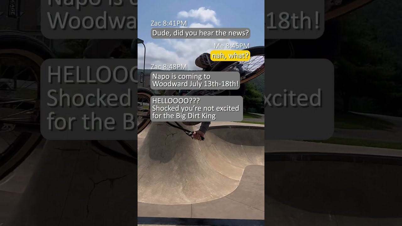 #woodwarddirtweek #bmx #extreme #dirtjump #woodward<br /><br />--<br /><br />Go to Woodward: www.woodwardpa.com | www.woodwardwest.com | www.worldofwoodward.com<br /><br />Shop Woodward Apparel & Accessories: www.shopcampwoodward.com <br /><br />Subscribe: http://bit.ly/subscribe2woodward​ <br /><br />Facebook: http://facebook.com/woodwardcamp​ <br />Instagram: http://instagram.com/woodwardcamp​ <br />Twitter: http://twitter.com/woodwardcamp