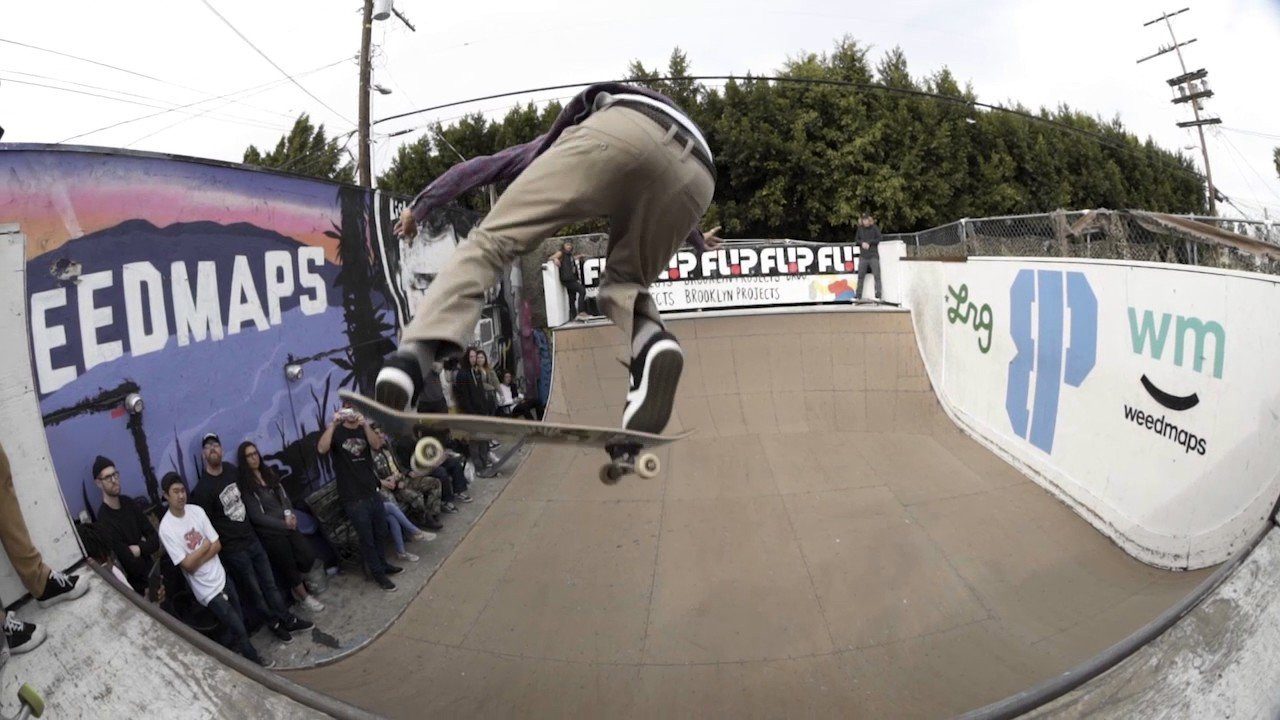 The Flip crew rolled through Brooklyn Projects LA to hang out and skate the ramp in celebration of the release of 50 hand screened collaboration decks available exclusively at Brooklyn Projects. Featuring Luan Oliveira, Louie Lopez, Ben Nordberg, David Gonzalez, Arto Saari, Matt Berger, Ben Nordberg & Alec Majerus. You can pick up one of these boards in store or online at brooklynprojects.com!<br /><br />Filmed by Dan Stolling & John Nicholson<br /><br />#RideFlip<br /><br />Buy boards and more at: <br />FlipSkateboards.com<br /><br />Follow our Social Media platforms:<br />Instagram: https://www.instagram.com/flipskateboards/<br />Twitter: https://twitter.com/flipskateboards<br />Facebook: https://www.facebook.com/flipskateboards