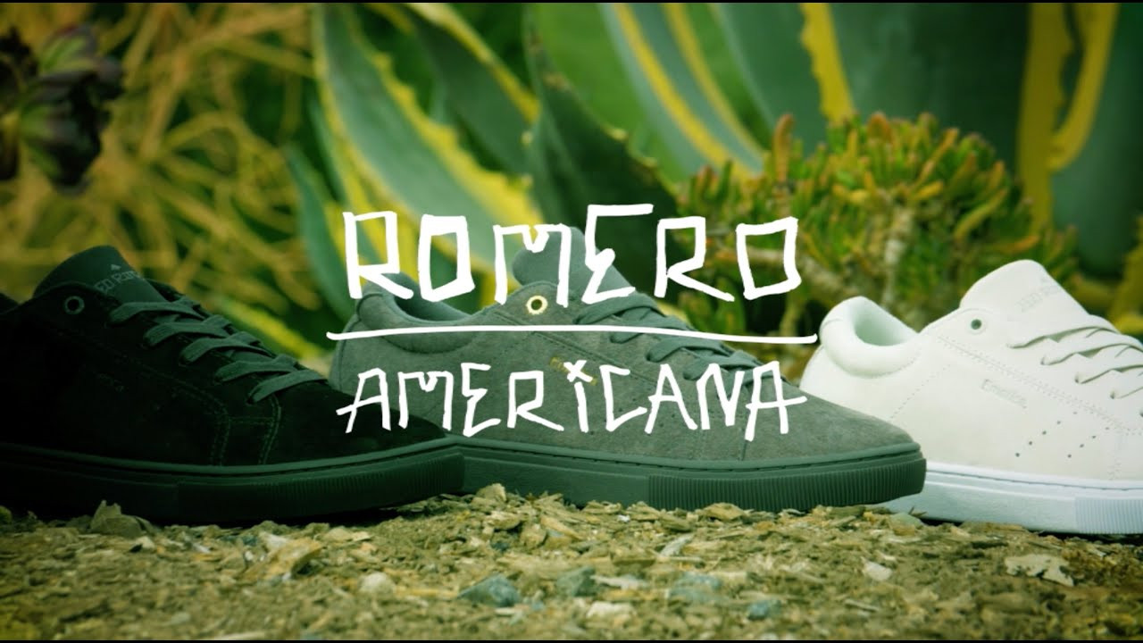Emerica is proud to introduce Leo Romero’s latest shoe The Americana, an updated classic of his first pro model shoe, The Leo back in 2006.<br /><br />https://www.emerica.com/Americana<br /> <br />The Americana features a G6 Polyurethane Insole in a Cupsole Construction along with a Pig Suede Upper for extra durability all while having a Triangle Tread outsole built and designed to last longer. For a better fit, The Americana includes an integrated tongue strap and heel anchor system.<br /> <br /><br />www.emerica.com<br />Instagram @Emerica<br />Facebook.com/Emerica<br />Twitter @Emerica