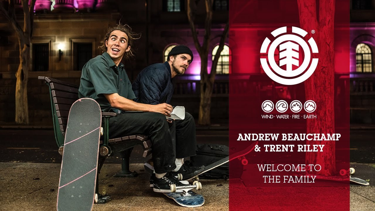 Element Australia is proud to welcome Andrew Beauchamp and Trent Riley to the team. The wait is over!<br /><br />We all know there’s a mecca of Australian skateboarding coming from Brisbane at the moment, and Trent and Beacho are at the forefront of this movement. <br /><br />The Queensland born pair work as chippy’s in Brisbane together and when <br />they have a chance to put down the tools they hit the city streets, turning heads around town. <br /><br />The footage was compiled over a short amount of time and there was never a dull moment filming with these two. Beacho’s tree gap Ollie at the end of the clip landed him the latest cover of Slam, issue 213. <br /><br />We can only expect huge things from these guys. Their wide smiles and positive vibes are strong and here to stay! <br /><br />Welcome to the family!<br /><br />Filmed by: John Green, Aydan Crick, Kane Stewart, Leigh Bolton, James James and Paul Battlay. <br /><br />Additional Element riders: Alex Lawton, Dennis Durrant, Nathan Jackson, Mitch Morrison and Christian Low. <br /><br />Music: In Caves - Wishing Well (2015)’