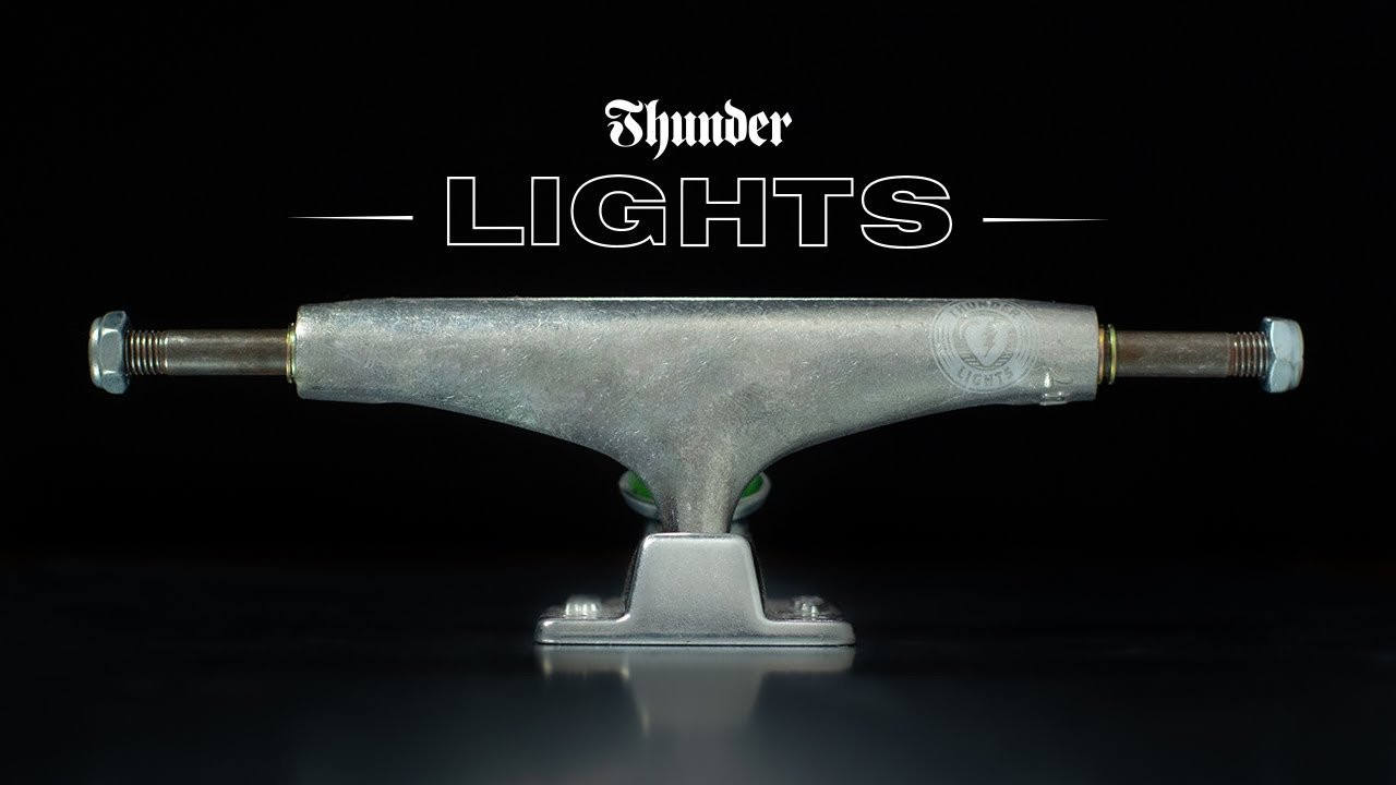 Lightweight By Design: Premium Grade Hollow Kingpins. Custom Forged Aluminum Baseplates. 49mm axle height (Based on 147). Ultra Quick Response & Control. <br />Available in 145, 147, 148, 149 & 151. Guaranteed For Life. <br /><br /><br />Pick the right Truck for you: https://www.thundertrucks.com/truck-styles/<br />Height & Size Info : https://www.thundertrucks.com/sizing/<br /><br /><br />https://www.instagram.com/thundertrucks/<br />#ThunderTrucks #KnowControl