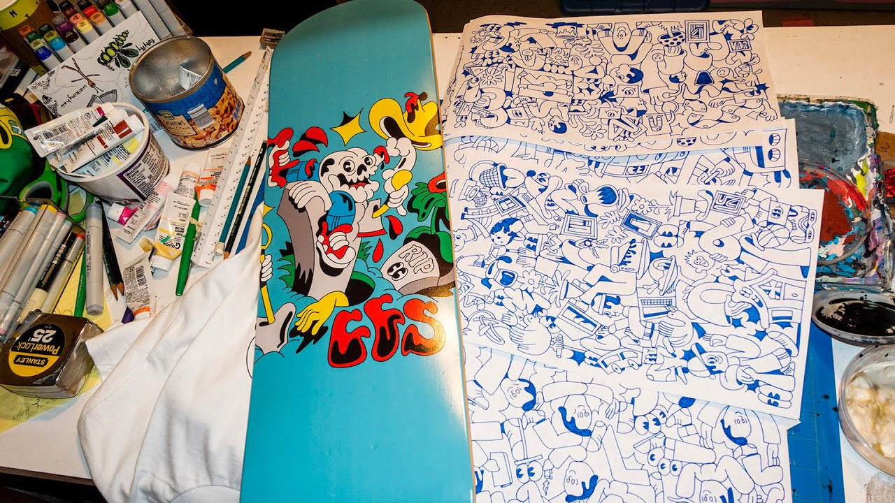 For our newest CCS Customs X project we tapped Minneapolis artist, Evan Weselmann to bring his whimsically twisted characters to the some CCS boards and T's and let you color them up. Using the Customs X color up tool you can take Evan's work and create a one off graphic that no one else will have! Learn a little about Evan and his art, then hit the link below to use the Customs X tools to start coloring!<br /><br />Shop CCS Customs X Evan Weselmann Here<br />https://shop.ccs.com/ccs-customs-x<br /><br />Shop Entire CCS Site Here<br />https://shop.ccs.com<br /><br />See More CCS Videos Here<br />https://shop.ccs.com/the_catalog<br /><br />Sign Up For A CCS Catalog Here<br />https://shop.ccs.com/catalog-request<br /><br />See Cute Puppies Here<br />http://images6.fanpop.com/image/photos/37300000/Cute-puppies-dogs-37395739-1600-1200.jpg<br /><br />Follow CCS on Instagram : @CCS<br />Follow CCS on Twitter: @CCS_SKATE<br />Follow CCS on Facebook: Facebook.com/ccs.skate<br /><br />Okay, we're done here. Thanks for watching!
