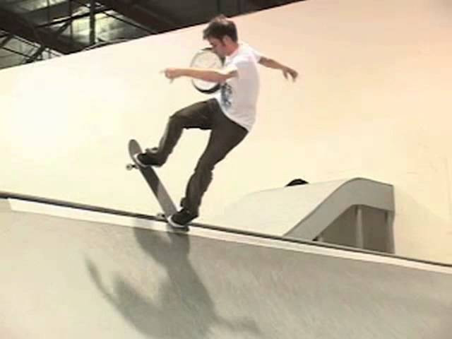 John Rattray skating the Black Box Skatepark.