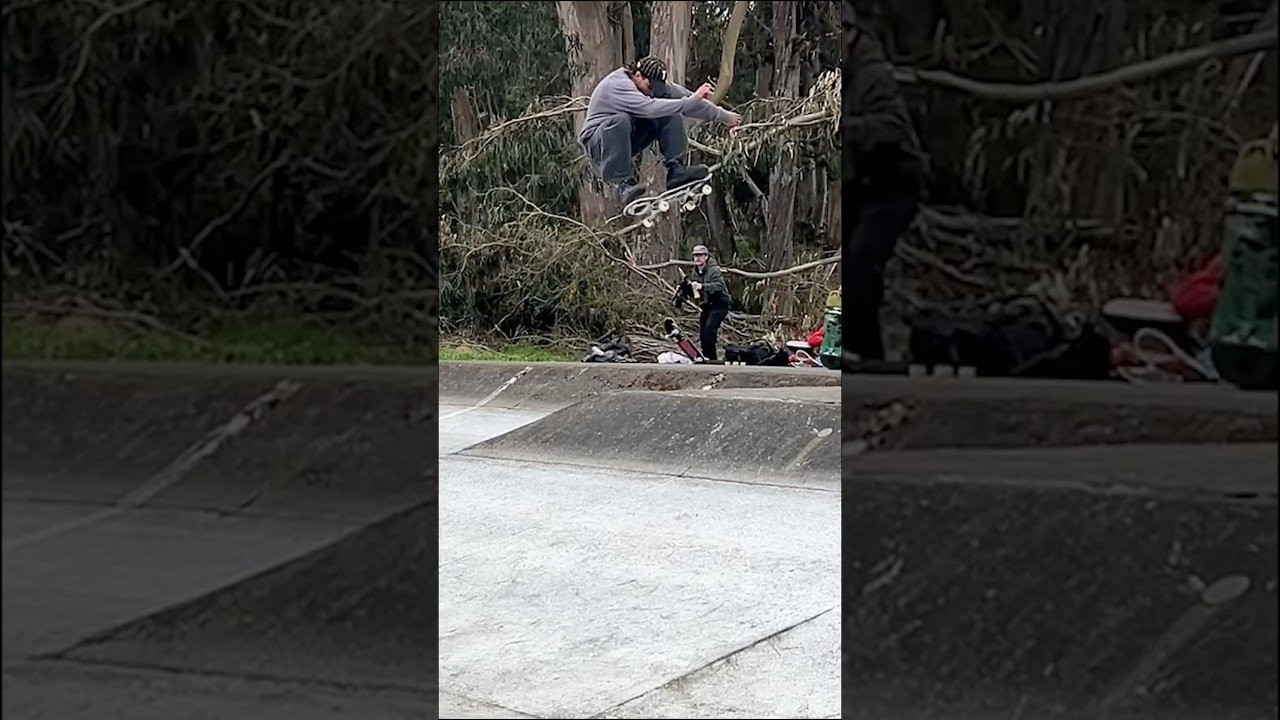 💥 Robby Bootes blasts one of the best heelflips we’ve ever seen at the casting ponds in SF 🌁