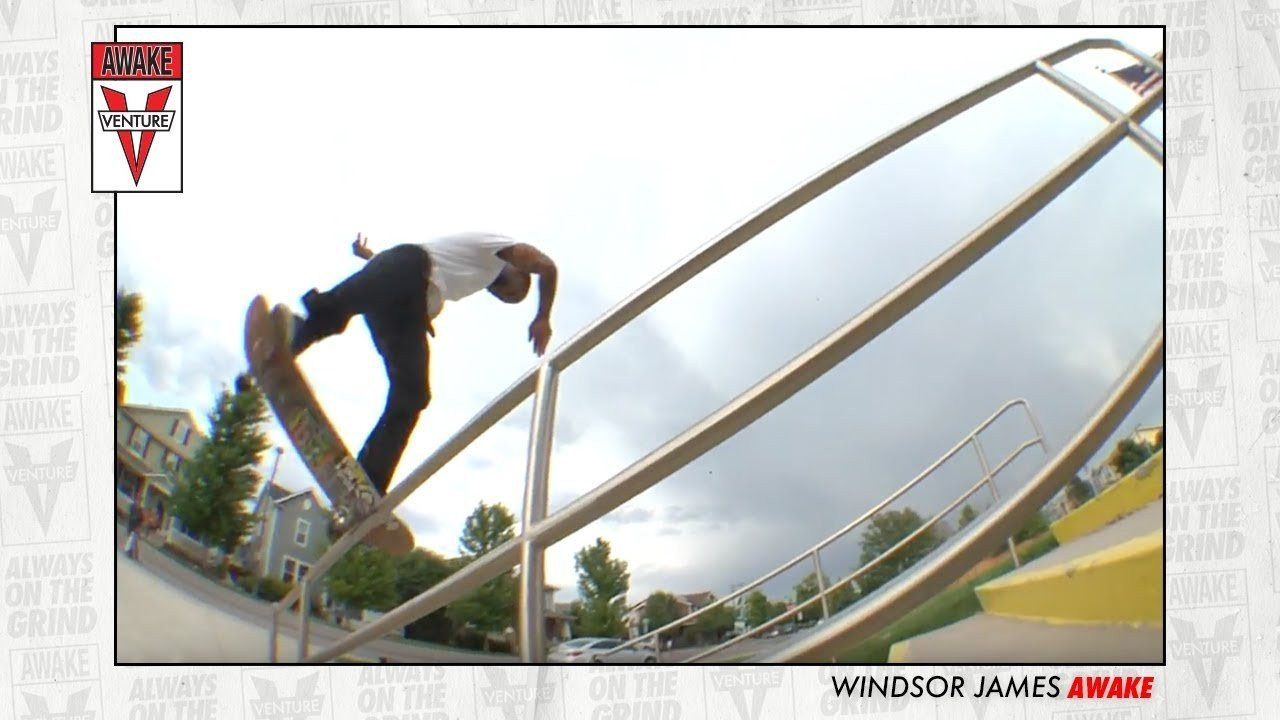 Windsor James came through with a minute of hammers for his Venture ‘Awake’ edit backing up his new pro truck. Look for it at your local skateshop!<br /><br />See more at : http://venturetrucks.net/catalog/fall17/<br /><br />Windsor James : https://www.instagram.com/windsorjames/<br /><br />http://venturetrucks.net/<br /><br />https://www.instagram.com/venturetrucks/ <br /><br />https://www.facebook.com/VentureTrucks