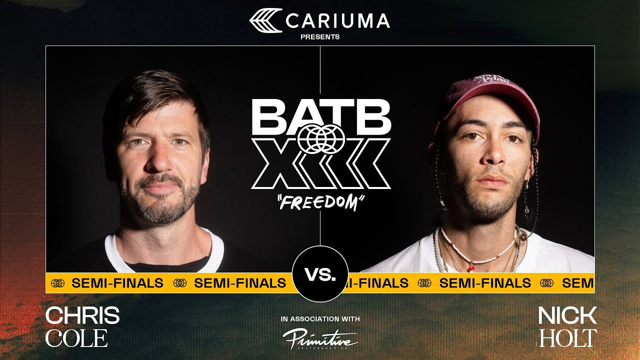 The time has finally come for BATB 13 Finals Night presented by Cariuma! Chis Cole and Nick Holt kick things off with the first battle of the night, collectively taking out Mark Suciu, Eric Koston, Cody Cepeda, Gustavo Ribeiro, Andy Anderson, and Levi Loffelberger on their way. But there can only be one winner in this match up so who will make it to the final battle? <br /><br />The Berrics is moving! As we look to the next chapter of The Berrics, we will always love our current park, so we’ve decided to immortalize it in our new @abdcollectibles farewell cube. Head over to https://abdcollectibles.com/ now to own a piece of history!<br /><br />Special thanks to @cariumabrand and @Primitiveskateboarding <br /><br />Subscribe to The Berrics: http://bit.ly/TheBerricsYoutube<br /><br />The Berrics is one of the world's largest skateboarding media companies founded by professional skateboarders Steve Berra and Eric Koston in December of 2007 that covers skate news, video parts, contests, music, culture, and more. Berra + Eric = Berrics<br /><br />With over 10,000 skateboarding videos under their belt, including Battle at The Berrics, Do A Kickflip and Life on Video, The Berrics is not only one of the most popular online platforms in skate culture but one of the most famous skate spots in the world. Tune in regularly to watch videos with @TonyHawk, @Prod84skate, @nyjah, Yuto Horigome, Rayssa Leal and many more.<br /><br />Subscribe to The Berrics: http://bit.ly/TheBerricsYoutube<br /><br />Daily Videos and More: http://theberrics.com<br />Shop our Online Store: https://canteen.theberrics.com/<br />Follow The Berrics on Instagram: http://instagram.com/berrics<br />Follow The Berrics on TikTok: https://www.tiktok.com/@berrics?<br />Follow The Berrics on Facebook: http://fb.com/berrics<br />Follow The Berrics on Twitter: http://twitter.com/berrics<br /><br />#Skateboarding #Berrics #TheBerrics #SkateboardingIsFun