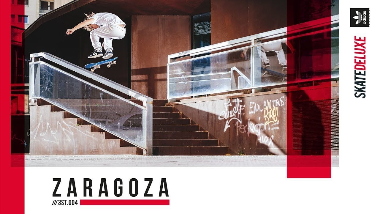 To celebrate the release of the new Boost™ infused adidas 3ST.004 performance skate shoes, we took joint skatedeluxe and adidas Skateboarding riders Martin Sandberg, Ike Fromme, Amiel Kornicki, Sascha Scharf, Kevin Ozcan & Tim Janke to Zaragoza. /// https://www.skatedeluxe.com/adidas-3st<br /><br />Barcelona, Madrid and Valencia are the go-to cities in Spain when it comes to skateboarding. The name Zaragoza rarely comes up, although it is Spain's fifth largest city.<br />Maybe it’s because us skateboarders prefer to stay in a familiar environment simply out of convenience?<br /><br />Something that’s unknown and new is by no means bad – as shown by the diversity of Zaragoza's spots and the new 3ST.004 from adidas Skateboarding. The new unconventional design, combined with the progressive Boost™ technology, was immediately appreciated by our crew. If you're open to something new, take a closer look at the adidas 3ST.004 and put Zaragoza on your bucket list for your next trip.<br /><br />/// Complete Story: https://www.skatedeluxe.com/adidas-3st#story<br />/// View All adidas 3ST.004 shoes: https://www.skatedeluxe.com/adidas-3st?keyword=3ST.004#listing<br />/// Check Our 3ST.004 Wear Test: https://skatedeluxe.com/blog/en/adidas-3st-004-wear-test/ <br /><br />Film & Edit: Jon Wolf<br />Music: Sahara All Stars of Jos - Take Your Soul <br /><br />////////////////////////////////////////////////////////<br /><br />skatedeluxe Skate Shop: https://www.skatedeluxe.com<br /><br />Instagram: https://www.skatedeluxe.com/instagram<br />Facebook: https://www.skatedeluxe.com/facebook<br />Twitter: https://www.skatedeluxe.com/twitter<br /><br />////////////////////////////////////////////////////////