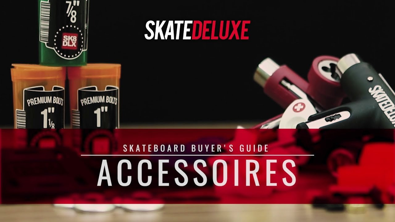 In dieser Episode des skatedeluxe Buyer’s Guides erfährst du alles über die passenden Kleinteile für dein Skateboard wie Montagesätze, Shock & Riser Pads, Bushing und Tools. Check auch: https://www.skatedeluxe.com/blog/de/wiki/skateboarding/skateboard-wiki/<br /><br />Du hast dein Skateboard Setup zusammen, bist aber mit der Höhe und dem Fahrverhalten nicht zufrieden? Dann hilft dir die 5. Episode des skatedeluxe Skateboard Buyer’s Guide mit einigen Tipps zum Thema Skateboard Zubehör und Equipment.<br />Lenny hat alle Infos, wie du dein Skateboard Setup mit Shockpads, Bushings, Tools und Co. perfekt auf dich und deinen Stil abstimmst und welche Schraubenlänge die richtige für dein Setup ist.<br /><br />✘ DIREKT ZU DEN KAPITELN ✘<br /><br />Intro | 00:00 <br /><br />➊ Skateboard Montagesätze | 00:30 <br /><br />In diesem Kapitel erfährst du, welche Montagesätze es für Skateboards gibt, wo die Unterschiede liegen und was du bei den verschiedenen Schraubentypen beachten solltest.<br /><br />➋ Die richtige Schraubenlänge | 01:00<br /><br />Je nach Höhe deines Setups gibt es unterschiedliche Schraubenlängen. Hier lernst du, welche Schraubenlänge du brauchst.<br /><br />➌ Shock- & Riser Pads | 01:45 <br /><br />Wenn du beim Impact etwas Druck vom Deck nehmen willst oder dein Setup gern höher fährst, sind Shock- und Riser Pads hilfreich. Lenny erklärt dir in diesem Abschnitt, wo die Unterschiede beider Pads liegen und was du bei der Montage beachten musst.<br /><br />➍ Bushings | 02:50<br /><br />Hart, weich, konisch oder zylindrisch? Bei Skateboard Bushings (Lenkgummis) gibt es einige Unterschiede, die das Lenkverhalten deiner Achsen beeinflussen. Egal ob Cone oder Barrel Bushings – hier erfährst du alles was über die Härte & Formen von Lenkgummis wissen musst.<br /><br />➎ Tools | 04:12<br /><br />Mit dem richtigen Werkzeug geht die Skateboard Montage einfach besser. In diesem Kapitel zeigt dir Lenny verschiedene Skateboard Tools und Gadgets, die dir beim Zusammenbau deines Skateboard Setups behilflich sein können. <br /><br />✘ ALLE WICHTIGEN TABELLEN, LINKS & MEHR ✘<br /><br />• Empfehlung zur richtigen Schraubenlänge:<br />https://www.skatedeluxe.com/blog/de/wiki/skateboarding/skateboard-wiki/montage-schrauben/#schraubenlaenge<br />• Empfehlung zur Härte der Skateboard Bushings:<br />https://www.skatedeluxe.com/blog/de/wiki/skateboarding/skateboard-wiki/lenkgummis-bushings/#lenkgummis-haerte-empfehlung<br />• Übersicht über die Formen von Bushings:<br />https://www.skatedeluxe.com/blog/de/wiki/skateboarding/skateboard-wiki/lenkgummis-bushings/#lenkgummis-formen<br /><br />➥ Alle skatedeluxe Buyer’s Guide Videos:<br />https://www.youtube.com/playlist?list=PL85C9jh7oQzDCP7UyMYtpwa6w5y8AWr_l <br />➥ Skateboard Accessoires im skatedeluxe Skateshop:<br />https://www.skatedeluxe.com/de/skateboard-longboard-zubehoer<br />➥ Alle Infos zu Skateboard Accessoires im skatedeluxe Skateboard Wiki:<br />https://www.skatedeluxe.com/blog/de/wiki/skateboarding/skateboard-wiki/#zubehoer<br /><br />----------------<br /><br />skatedeluxe Skateshop https://www.skatedeluxe.com/<br /><br />Instagram: https://www.skatedeluxe.com/instagram<br />Facebook: https://www.skatedeluxe.com/facebook<br />Twitter: https://www.skatedeluxe.com/twitter<br /><br />----------------<br /><br />Film & Edit: Nils Heck, Dennis Arnold<br />Musik: Blunted Beatz – Miles To Go<br /><br /><br />= Looking for another language? = <br />➥ EN: https://www.youtube.com/playlist?list=PL85C9jh7oQzDz9joY_GZHVXT87VCP8Pra <br />➥ FR: https://www.youtube.com/playlist?list=PL85C9jh7oQzDog8bRcbfzMiEPEt8wIQhP