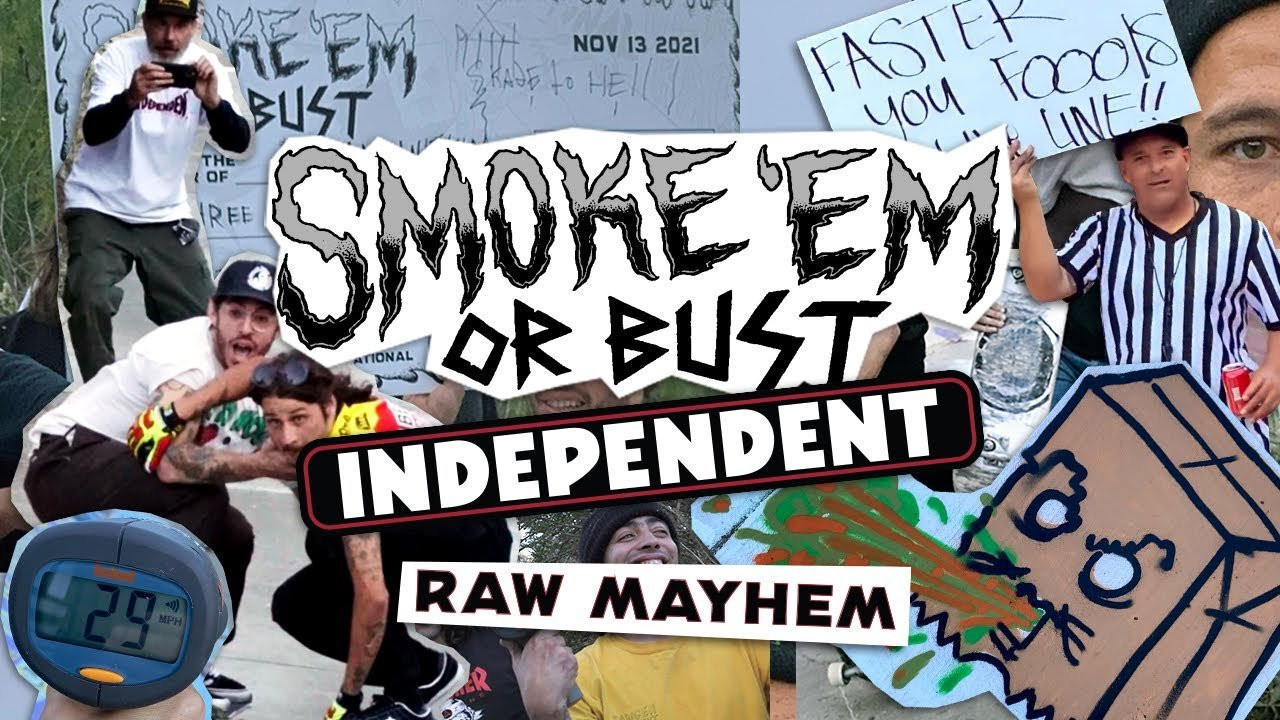 Ride The Best 👊 Subscribe to Independent Trucks! http://bit.ly/IndySubscribe<br /><br />RAW MAYHEM from Independent Trucks SMOKE ‘EM OR BUST Mad Dawg X Tick Ditch Invitational!<br /><br />Evan Smith<br />Dylan Witkin<br />Chris Colbourn<br />Sam Hitz<br />Milton Martinez<br />Omar Hassan<br />Chris Cope<br />Jimmy Cao<br />Jake Hill<br />Lefty<br />Pedro Delfino<br />Roman Pabich <br />Ryan Townley<br />Alex Willms<br />Liam Pace <br />Kieran Woolley<br />Erick Winkowski<br />Archer Braun<br /><br />Filmed by Jesse Silva, Jacob "Paco" Nuñez, Grant Skip Levy, Danny Goycoolea.<br />https://www.instagram.com/noguf/<br />https://www.instagram.com/paconertz/<br />https://www.instagram.com/skipmang/<br />https://www.instagram.com/dgfilms1907/<br /><br />Edited by Jacob "Paco" Nuñez<br />https://www.instagram.com/paconertz/<br /><br />Get Social 📱<br />Facebook: https://www.facebook.com/IndependentTrucks<br />Instagram: https://instagram.com/independenttrucks/<br />Twitter: https://twitter.com/indy_trucks<br /><br />Ride Independent Trucks!<br />💥 http://independenttrucks.com/ 💥