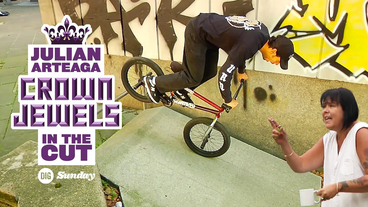 NEW DIG APPAREL https://shop.digbmx.com/collections/APPAREL-AND-MORE<br />WATCH PROJECT X https://shop.digbmx.com/collections/project-x <br />SUBSCRIBE to the DIG channel for more videos - http://bit.ly/DigBMX<br />-----<br /><br />Back in the summer of 2024, Sunday's Julian Arteaga returned to the UK for the second year in a row, this time journeying from Glasgow, Scotland down to the south coast of England with Trent Lutzke, Tam Roulston and Dan Banks. Needless to say, it was an action packed trip, encountering angry residents, giant sharks, classic UK spots and way more. Here's all the stuff you didn't see in the 'Crown Jewels' video.<br /><br />Watch 'Crown Jewels' here - https://digbmx.com/videos/julian-arteaga-crown-jewels-sunday-bikes<br /><br />Video by Trent Lutzke<br /><br />-----<br />Visit our website for more BMX videos - http://digbmx.com <br /> ● Facebook - https://facebook.com/digbmx <br /> ● Instagram - https://instagram.com/digbmx <br /> ● Twitter - https://twitter.com/digbmx <br /><br />#BMX #DIGBMX
