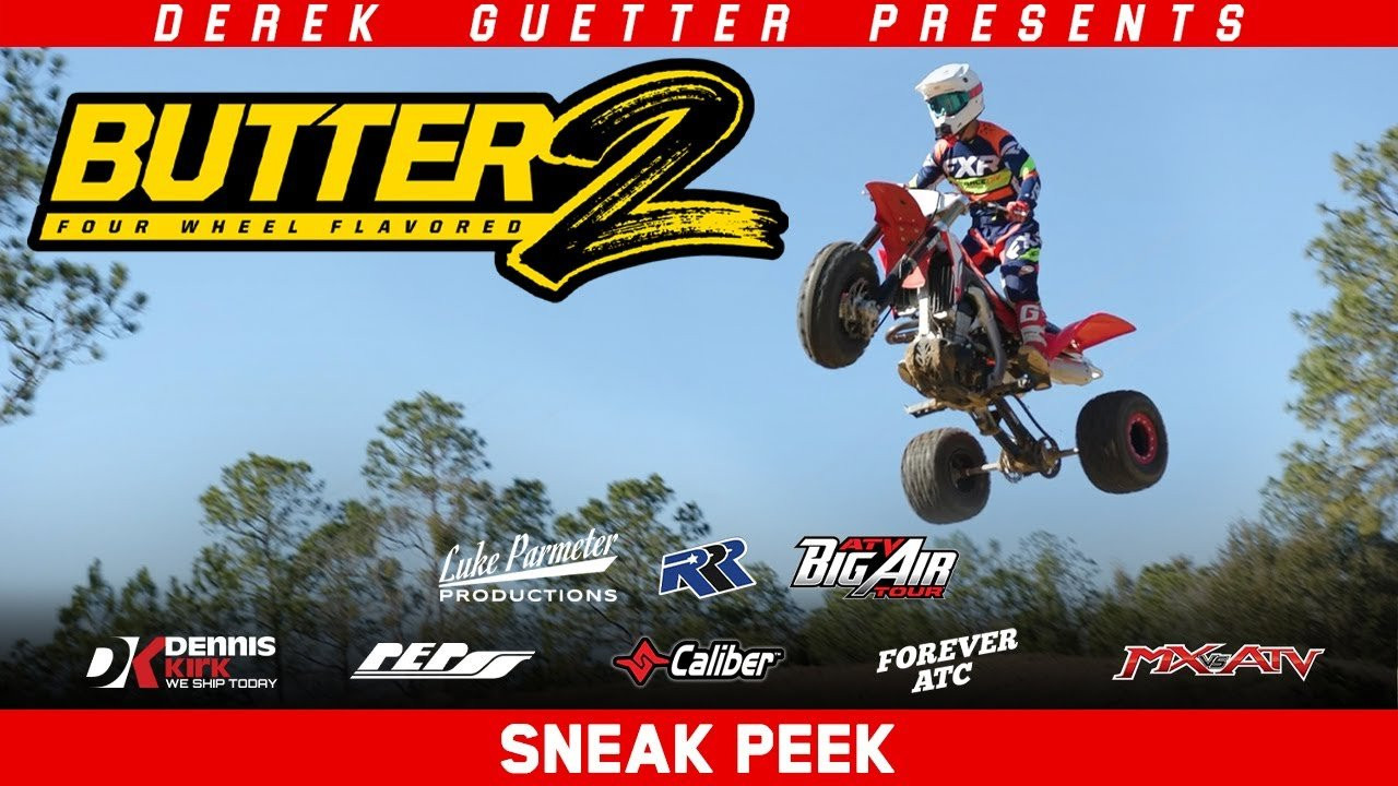 "Butter 2: Four Wheel Flavored" is live! Watch the full film now: https://geni.us/Butter2EB<br /><br />In this Sneak Peek, Derek Guetter is in for a surprise, a BVC Honda CRF450R trike to ride! Once he completes touring with it for a year, it will go back in its rightful place, the Forever ATC Museum.<br /><br />Watch the first film "Butter: All Moto Flavored!" Here: https://youtu.be/P6bIzSGmgXs<br /><br />"Butter2" combines entertaining stories and full-throttle ATV action across various disciplines of riding & terrains with excellent camera work and soundtrack to match. Suitable for all ages! See the fastest ATV racers in the world ride epic motocross tracks in Texas and Florida. Road trip 1,100 miles for a group ride in the Oklahoma sand dunes. Haul 70 mph on a frozen lake in Minnesota in below 0 temperatures! <br /><br />#ATV #honda #trikes #DerekGuetter<br /><br />Subscribe to the Echoboom Sports channel on Amazon, Struum, Xfinity X1, Sling, or COX for full access to ad-free streaming of the largest collection of premium action sports films in the world. <br /><br />Start your FREE TRIAL on Amazon today! <br />https://www.echoboom.tv/prime<br /><br />Subscribe on YouTube: http://bit.ly/18VxJeD<br />Like us on Facebook: https://www.facebook.com/echoboomsports<br />Follow us on Twitter: https://twitter.com/EchoBoomSports<br />Follow us on Instagram: http://instagram.com/echoboomsports