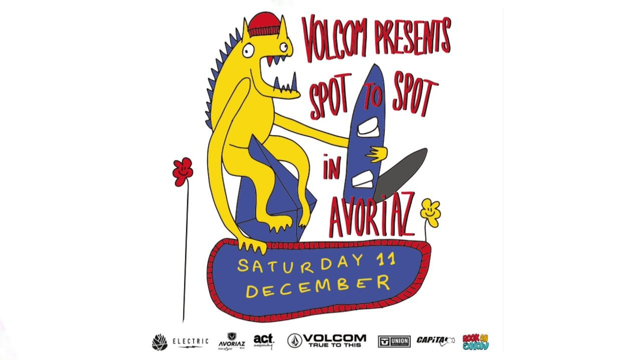 Chasing endless snowboarding challenges all over the resort of Avoriaz, France for a whole day of riding galore, then jumping straight into a kick ass party with live music at night… The 2021 edition of Volcom’s SPOT TO SPOT is happening on DECEMBER 11th !<br /><br />Join Arthur Longo and the Volcom team to kickstart the season the best way possible!<br /><br />The event, curated by Arthur Longo, Volcom, Avoriaz and Act snowboard magazine, will be held during the Rock On Snow tests days and features challenges celebrating the different facets of snowboarding: Side Hits, Park, Street and even a speed run, with eventual updates (pending final snow conditions).<br /><br />Free BBQ & refreshments, tons of prizes from Volcom, Capita, Union and Electric for Amateurs and a 6000€ prize purse in the Pro division !<br /><br />All info and updates: https://vol.cm/spot-to-spot-21