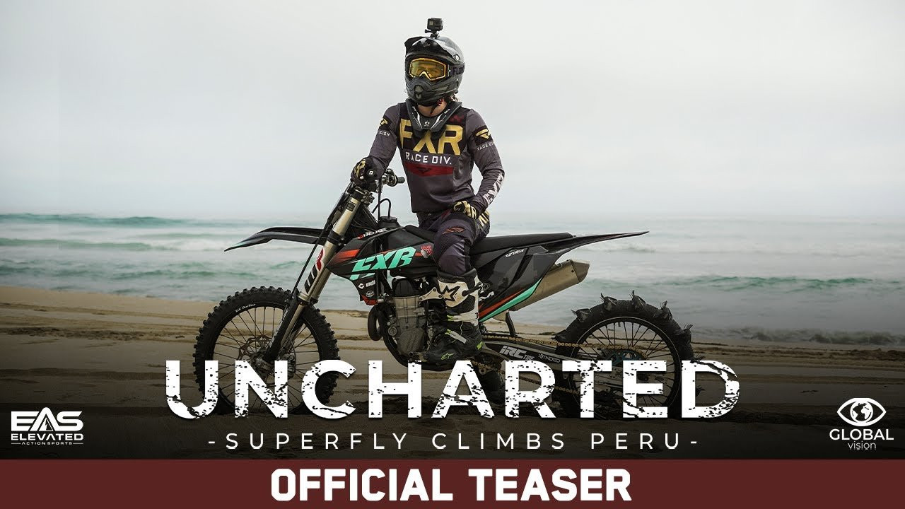 Austin Teyler traveled to South America to climb the biggest hills of his life. He conquered mountains, sand dunes, and the Peruvian coastline. All with an extended swingarm. The first to ever do so. Watch Now: https://geni.us/UnchartedEB<br /><br />#AustinTeyler #moto #peru<br /><br />Subscribe to the Echoboom Sports channel on Amazon, Struum, Xfinity X1, Sling, or COX for full access to ad-free streaming of the largest collection of premium action sports films in the world. <br /><br />Start your FREE TRIAL on Amazon today! <br />https://www.echoboom.tv/prime<br /><br />Subscribe on YouTube: http://bit.ly/18VxJeD<br />Like us on Facebook: https://www.facebook.com/echoboomsports<br />Follow us on Twitter: https://twitter.com/EchoBoomSports<br />Follow us on Instagram: http://instagram.com/echoboomsports