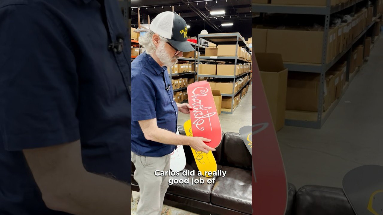 Before Evan Hecox created the iconic Chunk logo, Andy Jenkins penned Chocolate’s first Script word mark. Appearing first on Gabriel Rodriguez’s Poe board in 1994, the Script then showed up in ads and on apparel, until it fell out of favor for the Chunk in 1998. <br /><br />The new Script Series revives one of our favorite heritage logos. Find em now at skateshops and Crailstore.com, shipping worldwide 🍫<br /><br />Animation by Lewis Garber