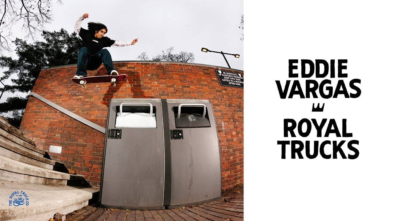 Eddie Vargas rides Royal Trucks.<br /><br />Film/Edit: Ted Purtell<br /><br />Grab a pair of Royal Trucks at http://royalskateboardtrucks.com<br /><br />Follow Crailtap on Instagram: http://instagram.com/Crailtap<br />Daily Content and More!: http://Crailtap.com<br />Like Crailtap on Facebook: http://fb.com/Crailtap<br /><br />#RoyalSkateboardTrucks