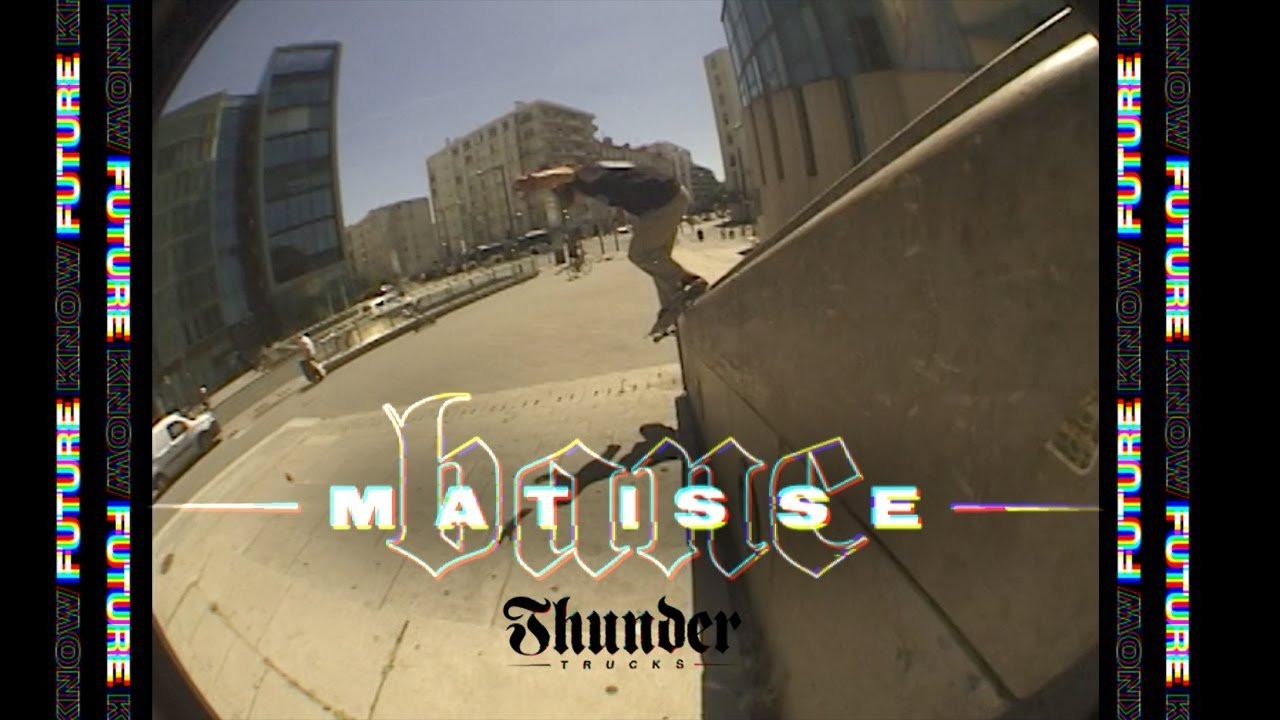 Heavy sets, steep banks, and flowing lines. Matisse Banc brings speed and style to everything he skates for the newest Know Future video. <br /><br />For more follow Matisse on Instagram: https://www.instagram.com/matisse_banc/<br /><br />Filmed by : <br />https://www.instagram.com/colucheese/<br />https://www.instagram.com/doompat<br />https://www.instagram.com/Arno_wagner/<br /><br />https://www.instagram.com/thundertrucks/<br />http://www.thundertrucks.com<br />#ThunderTrucks #KnowControl