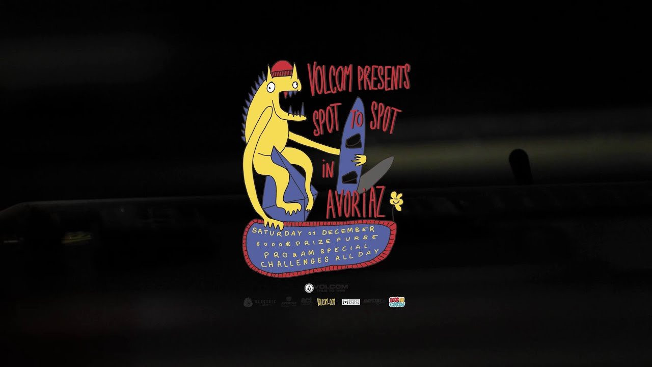 Chasing endless snowboarding challenges all over the resort of Avoriaz, France for a whole day of riding galore, then jumping straight into a kick ass party with live music at night… The 2021 edition of Volcom’s SPOT TO SPOT is happening on DECEMBER 11th !<br /><br />Join Arthur Longo and the Volcom team to kickstart the season the best way possible!<br /><br />The event, curated by Arthur Longo, Volcom, Avoriaz and Act snowboard magazine, will be held during the Rock On Snow tests days and features challenges celebrating the different facets of snowboarding: Side Hits, Park, Street and even a speed run, with eventual updates (pending final snow conditions).<br /><br />Free BBQ & refreshments, tons of prizes from Volcom, Capita, Union and Electric for Amateurs and a 6000€ prize purse in the Pro division !<br /><br />All info and updates: https://vol.cm/spot-to-spot-21