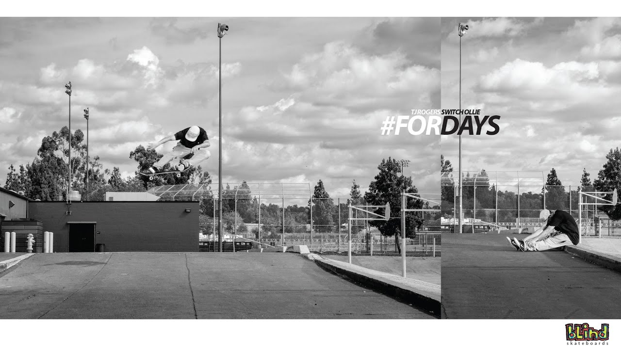 TJ Rogers switch ollie raw footage. <br /><br />SUBSCRIBE: https://bit.ly/SubscribeBlind<br />INSTA: https://www.instagram.com/blindskate<br />FACEBOOK: https://www.facebook.com/Blindskatebo...<br />WEBSITE: http://blindskateboards.com