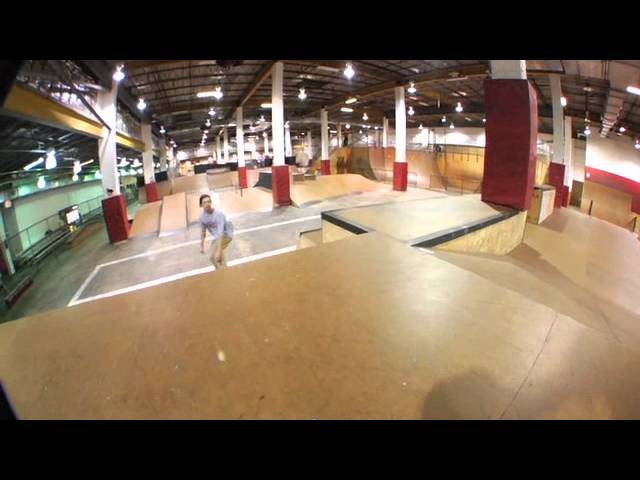 Kerry helped rebuild and design The Black Diamond Skatepark. Watch as he takes it out for a test drive.