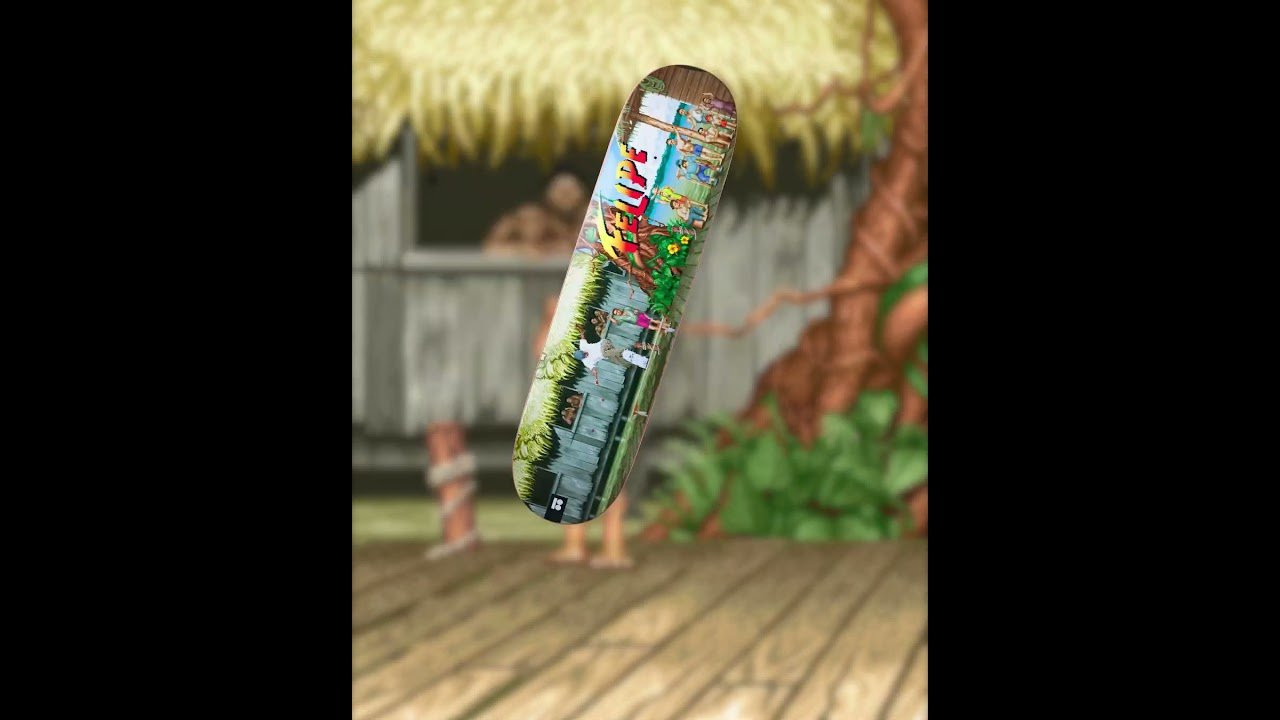 Felipe's latest graphic "World Warrior" is out now!<br /><br />planbskateboards.com