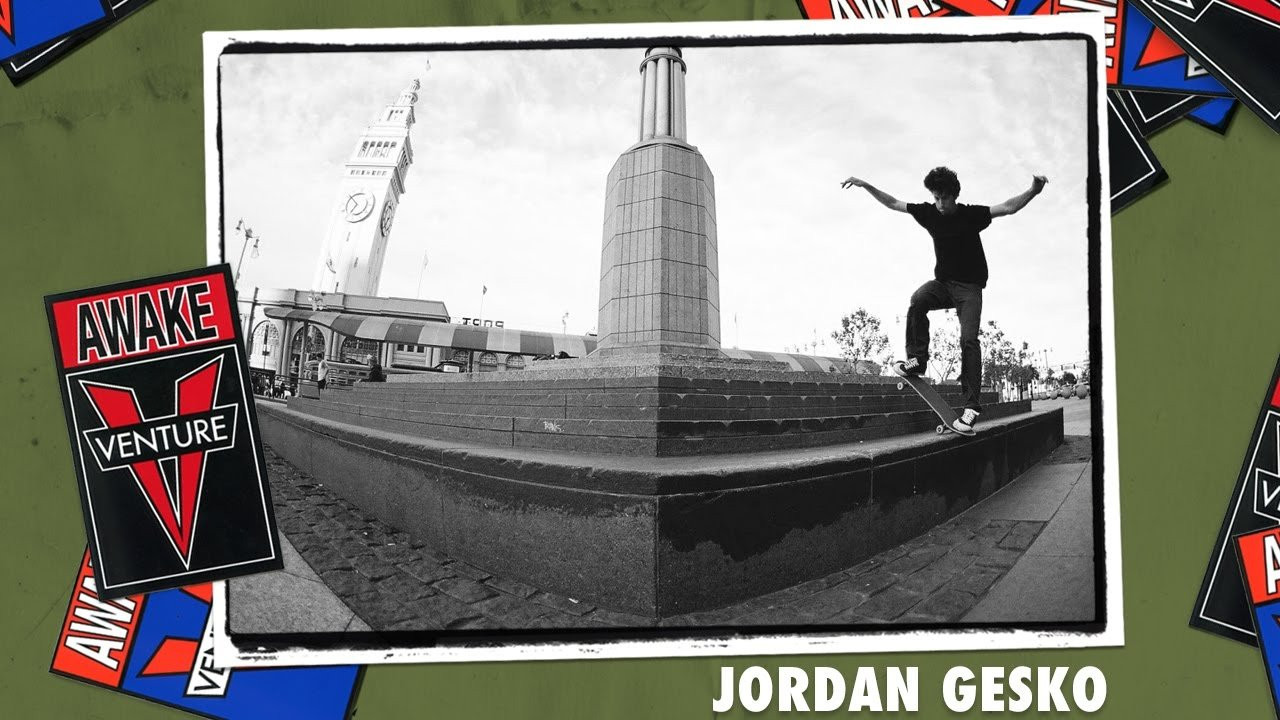 After driving across the country from New Jersey in his van, Jordan Gesko put together a solid Awake Part to help release the NJ Skateshop x Venture Trucks collab.<br /><br />https://www.instagram.com/jordangesko/<br />https://www.instagram.com/njskateshop/<br /><br />https://www.instagram.com/venturetrucks/ <br />http://venturetrucks.net/<br />https://www.facebook.com/VentureTrucks<br />snapchat - VENTURETRUCKS