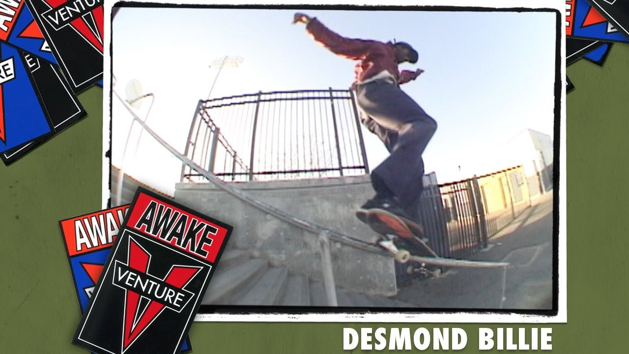 Desmond Billie. Venture Trucks. Awake. <br />https://www.instagram.com/venturetrucks/<br /><br />https://www.instagram.com/desmondbillie/<br />http://venturetrucks.net/<br />https://www.facebook.com/VentureTrucks<br />snapchat - VENTURETRUCKS