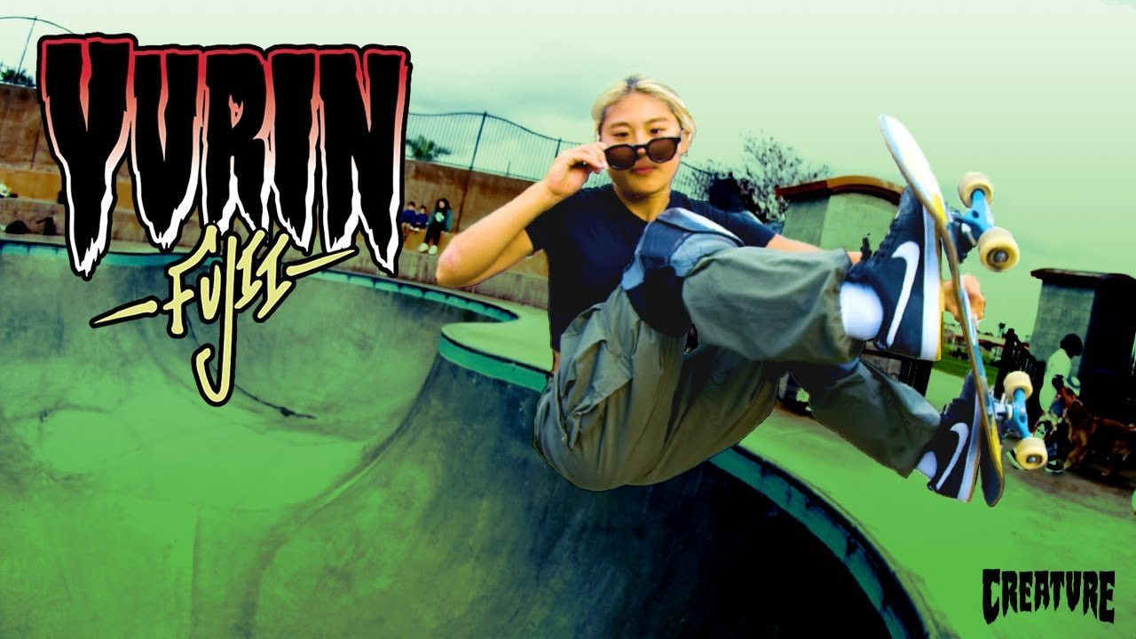 Subscribe: https://www.youtube.com/c/CreatureFiends<br /><br />Hot on the heels of the Creachzilla Japan tour, Yurin Fujii puts it down for the Black & Green in her first full part with the Fiends! Congrats Yurin from the whole crew!<br /><br />Filmed and Edited by Cody Long: https://www.instagram.com/codylonglens/<br /><br />Follow Yurin on Instagram: https://www.instagram.com/yurin_fujii/<br /><br />LURK WITH US:<br />Shop: https://nhsskatedirect.com/pages/creature-skateboards<br />YouTube: https://www.youtube.com/c/CreatureFiends<br />Instagram: https://instagram.com/creaturefiends/ <br />Facebook: https://www.facebook.com/CreatureSkat...<br />Twitter: https://twitter.com/creaturefiends <br /><br />#CreatureSkateboards #Skateboarding #CreachTube