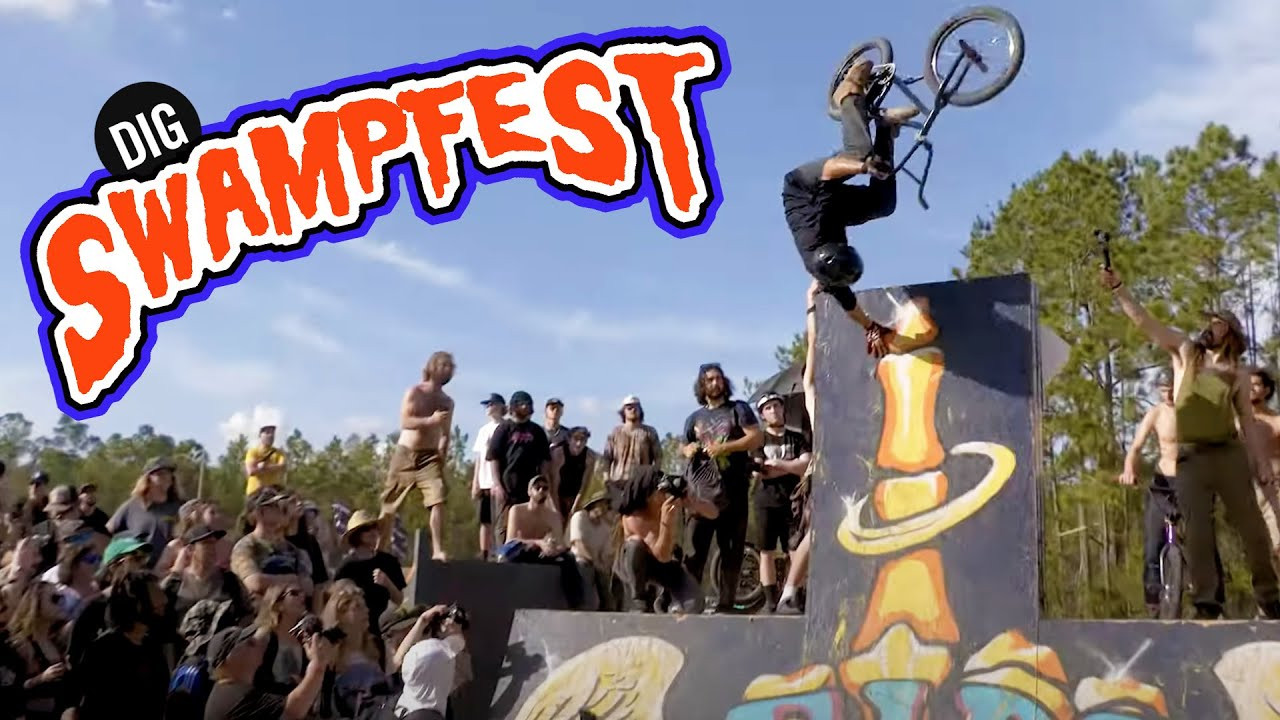 NEW DIG APPAREL https://shop.digbmx.com/collections/APPAREL-AND-MORE<br />WATCH PROJECT X https://shop.digbmx.com/collections/project-x <br />SUBSCRIBE to the DIG channel for more videos - http://bit.ly/DigBMX<br />-----<br />Day one of 2025 Swampfest kicked off with wild action on the Source Middle Finger (homage to Fids, RIP) and the Pit Viper Limo. Both features were heavily assaulted with outrageous moves, crashes, splinters, and more.<br /><br />Video by Rob Dolecki<br /><br />-----<br />Visit our website for more BMX videos - http://digbmx.com <br /> ● Facebook - https://facebook.com/digbmx <br /> ● Instagram - https://instagram.com/digbmx <br /> ● Twitter - https://twitter.com/digbmx <br /><br />#SWAMPFEST #BMX #DIGBMX
