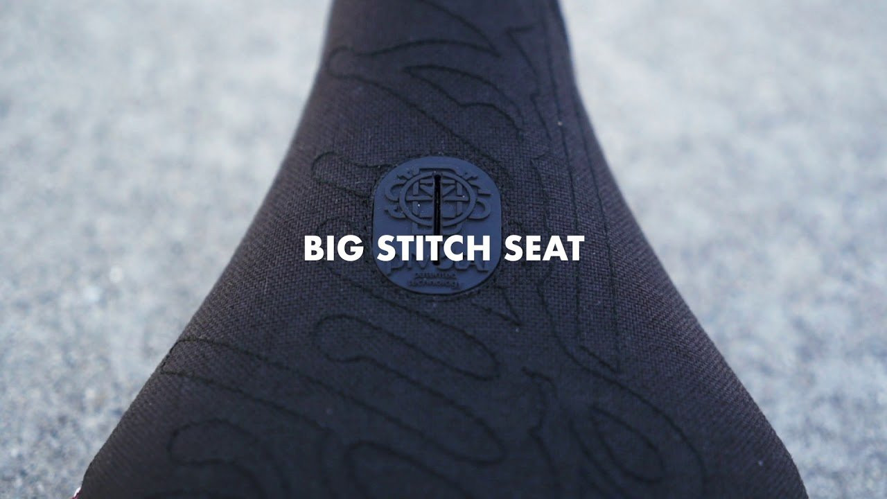 SHOP NOW: https://shop.odysseybmx.com/collections/odyssey-seating/model-big-stitch<br /><br />Our new Big Stitch seat is just that, a durable black canvas seat with a big Slugger logo stitched on it. Subtle and tonal with red woven label detail.<br /><br />Available in Slim or Fat options.<br />Black. Pivotal only.<br /> <br /> <br /> <br /> ---<br /> http://www.odysseybmx.com<br /> ---<br /> http://facebook.com/odysseybmx<br /> http://twitter.com/odysseybmx<br /> http://instagram.com/odysseybmx<br /> http://odysseybmx.tumblr.com<br /> http://youtube.com/odsyvision