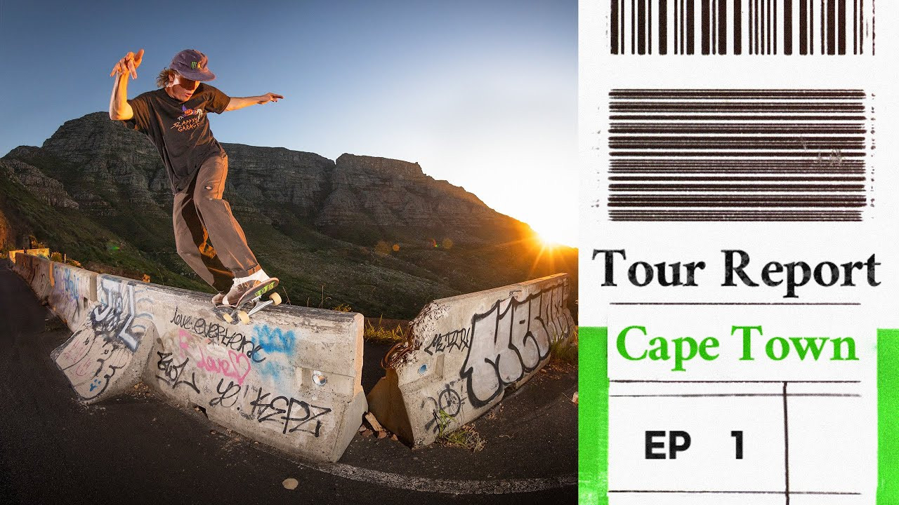Followed on a skate trip and and you also get the great feeling of a tour edit. The best of both worlds. Enjoy our first episode of our new series from the first stop of the Monster Super Tour: Cape Town, South Africa. <br /><br />Featuring Giovanni Vianna, Kevin Baekkel, Gabriel Fortunato, Felipe Nunes, Mami Tezuka, Liam Pace, Kieran Woolley, Jorge Simoes, Yam Behar, Rune Glifberg, Fabiana Delfino, Lizzie Armanto, Dlamini Dlamini, Marina Gabriela and many more. <br /><br />Filmed by Daniel Galli, Bennet Rahm, Jack Thompson.<br />Edited by Jose Valduga <br />Photo by Grant McLachlan<br /><br />Chapters:<br />0:00 Intro<br />0:34 Downhill Session<br />2:20 Skate Montage 01<br />4:50 Rune shooting Photos<br />5:51 Baseline Shop & Demo<br />8:02 Skate Montage 02<br /><br />Get our books & apparel collection here: https://pocketskatemag.com/shop/<br /><br />Feel free to subscribe to our channel and follow us on Instagram:<br />http://www.instagram.com/pocketskatemag <br /><br />Our Website:<br />http://www.pocketskatemag.com