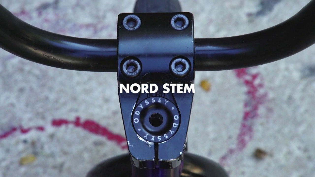 NORD STEM: https://shop.odysseybmx.com/products/nord-stem<br /><br />Matt Nordstrom, our resident kick-flipping tech wizard now has his very own signature Odyssey stem and its available now! Dubbed the “NORD” stem, we worked closely with Matt to dial it in for his riding style and needs. <br /><br />FEATURES:<br />- 6061-T6 aluminum, CNC machined<br />- Special surface contouring and a larger bolt head spec for superior handlebar grip<br />- Headset pre-load bolt recess (32mm diameter)<br /><br />SPECS:<br />- 45mm reach<br />- 30mm rise<br />- 12.5 oz.<br /> <br /> <br /> <br /> ---<br /> http://www.odysseybmx.com<br /> ---<br /> http://facebook.com/odysseybmx<br /> http://twitter.com/odysseybmx<br /> http://instagram.com/odysseybmx<br /> http://odysseybmx.tumblr.com<br /> http://youtube.com/odsyvision