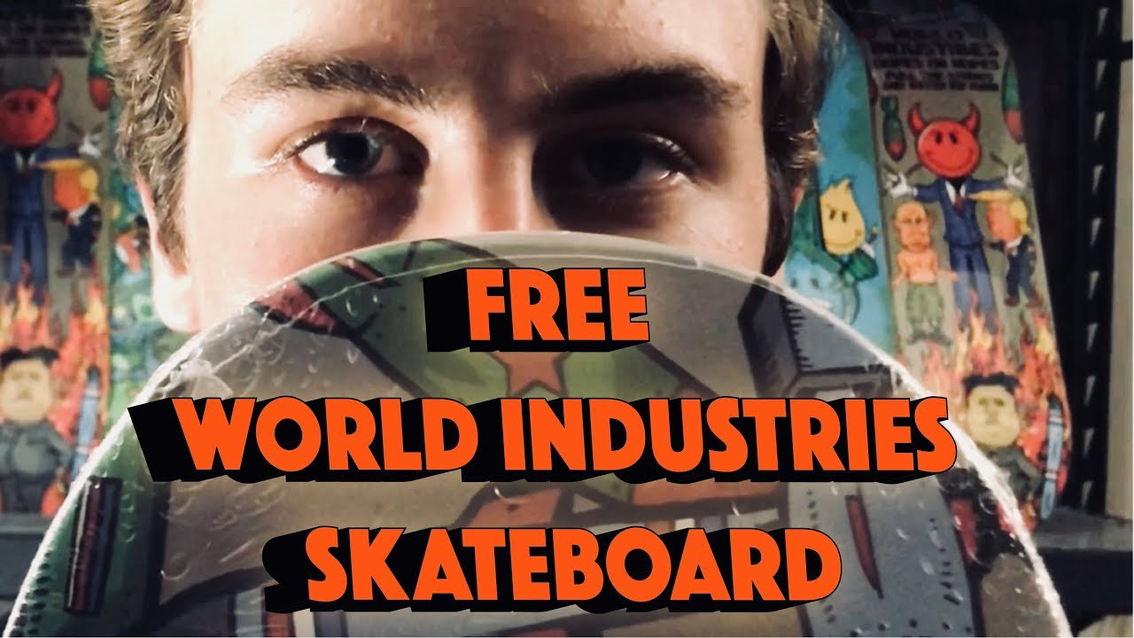 Kevin Klemme gives away a World Industries skateboard!! <br /><br />Rule #1 You must Subscribe to our channel youtube.com/worldindustries<br /><br />Rule #2 Give this video the thumbs up!<br /><br />Rule #3 Leave a comment and let us know what your favorite place to skate is and why?<br />...<br />Contest will end and WINNER WILL BE PICKED July 21th 2018<br />...<br />Contest is for the United States only<br />...<br />Statement of local lottery laws <br />https://www.mass.gov/orgs/massachusetts-department-of-revenue<br />...<br />Community guidelines: <br />https://www.youtube.com/yt/about/policies/#community-guidelines<br />...<br />Terms of Service:<br />https://www.youtube.com/static?template=terms<br />...<br />Prize value of skateboard $60 <br /><br />www.worldindustries.com