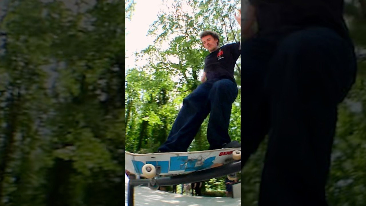 #NielsBennett demo rip on his new Nerd one-off ✨ now available at skateshops and Crailtap.com, shipping worldwide<br /><br />#GirlSkateboards #Skateboarding