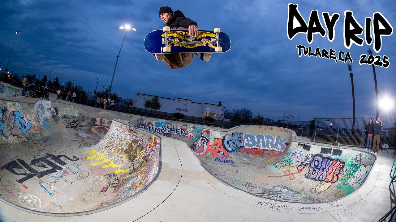 GT, Rowan, Cody, Lady, Elijah, and TNT pack in with an all-time roster to explore the Central Valley's four-pit crown jewel in Tulare. <br /><br />Keep up with Thrasher Magazine here:<br /> http://www.thrashermagazine.com<br /> http://www.facebook.com/thrashermagazine<br /> http://www.instagram.com/thrashermag<br /> http://www.twitter.com/thrashermag