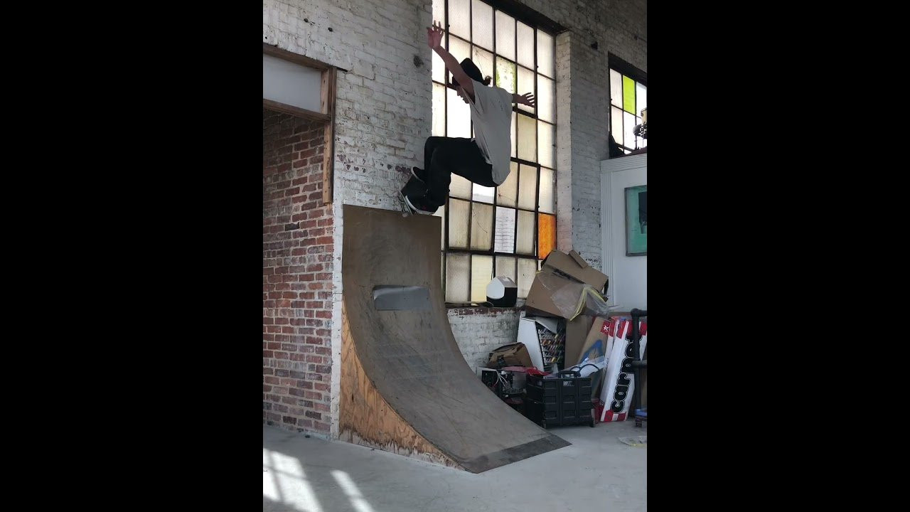 Myles escapes the polar vortex of 2025 by destroying the local indoor parks and making the best of icy brick.