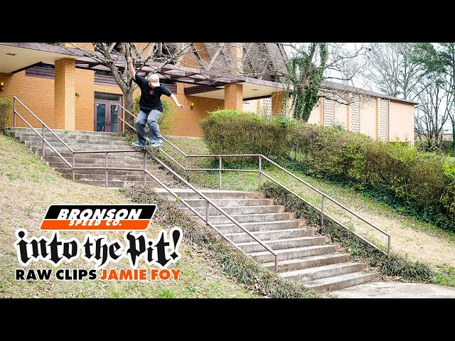 Subscribe to the Next Generation Channel:<br />🏁 http://bit.ly/NextGenerationChannel 🏁<br /><br />Jamie Foy "Into The Pit" rough cut.<br /><br />Follow Jamie Foy: https://www.instagram.com/jamie_foy<br /><br />Filmed by Tylre Wilcox: https://www.instagram.com/TylreWilcox<br />Filmed by Gavin Denike: https://www.instagram.com/GavinSeanDenike<br /><br />Learn More about Bronson RAW Bearings: https://goo.gl/d5EpTR<br /><br />Keep up with the #FastestBearings on Social:<br />🏁 Instagram: https://instagram.com/bronsonspeedco/<br />🏁 Twitter: https://twitter.com/bronsonspeedco<br />🏁 Facebook: https://www.facebook.com/BronsonSpeedCo/<br />Follow us on Snapchat: 'bronsonspeedco'<br /><br />Shop Next Generation Bearings <br />💸 http://bronsonspeedco.com/
