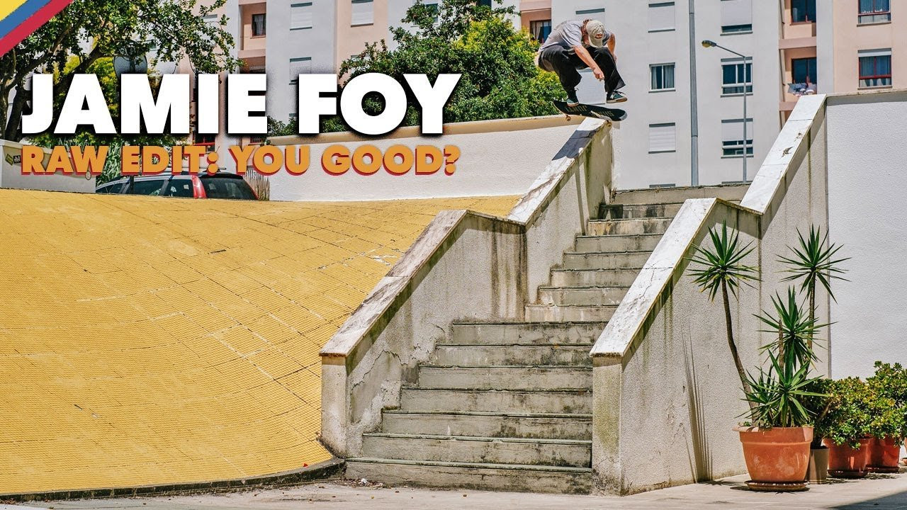 Go behind the scenes of YOU GOOD? with previously unreleased footage of attempts, slams, makes and throwaway clips from Jamie Foy's jaw dropping part. <br /><br />► Subscribe to the Red Bull Skateboarding on YouTube: https://win.gs/RedBullSkateboarding<br /><br />Red Bull Skateboarding on Facebook: https://win.gs/RedBullSkateboardingFa...<br /><br />Red Bull Skateboarding on Instagram: https://win.gs/RedBullSkateboardingIn...<br /><br />Subscribe to the Red Bull Skateboarding on YouTube: https://win.gs/RedBullSkateboarding<br /><br />Get the FREE Red Bull TV apps for all your devices: http://onelink.to/yfbct7<br /><br />Watch Red Bull TV: http://win.gs/WatchRBTV