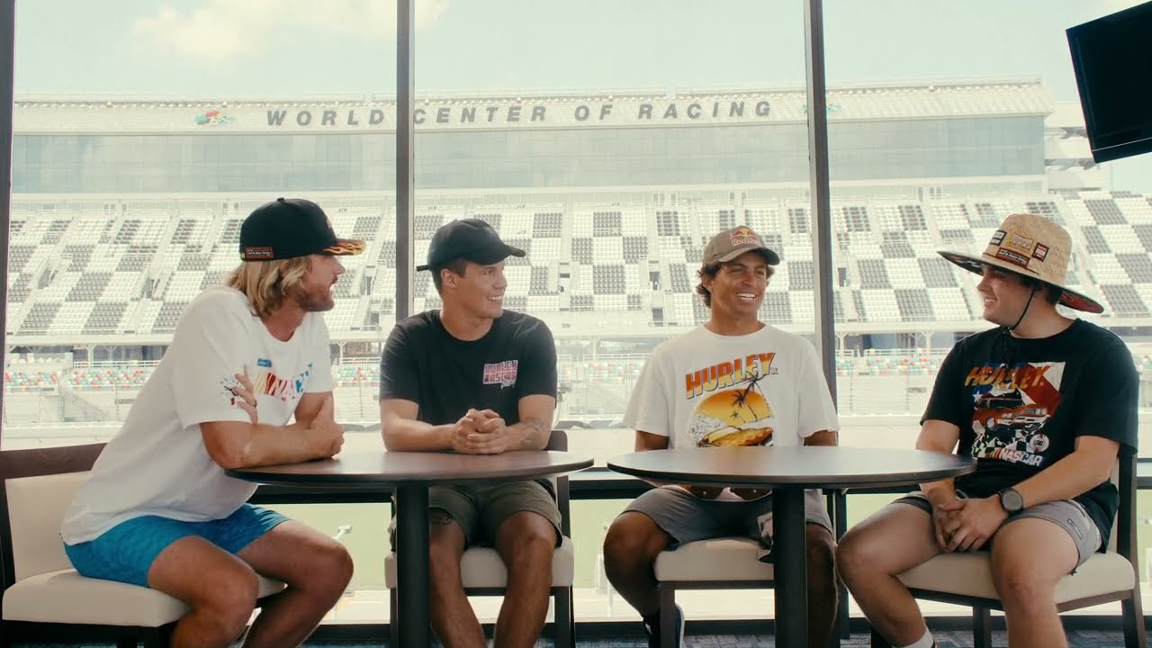 We sat down with some of the Hurley team, to chat about the crossovers from Hurley, and Nascar! 🏁🌴 Head to our site to shop the collection now!
