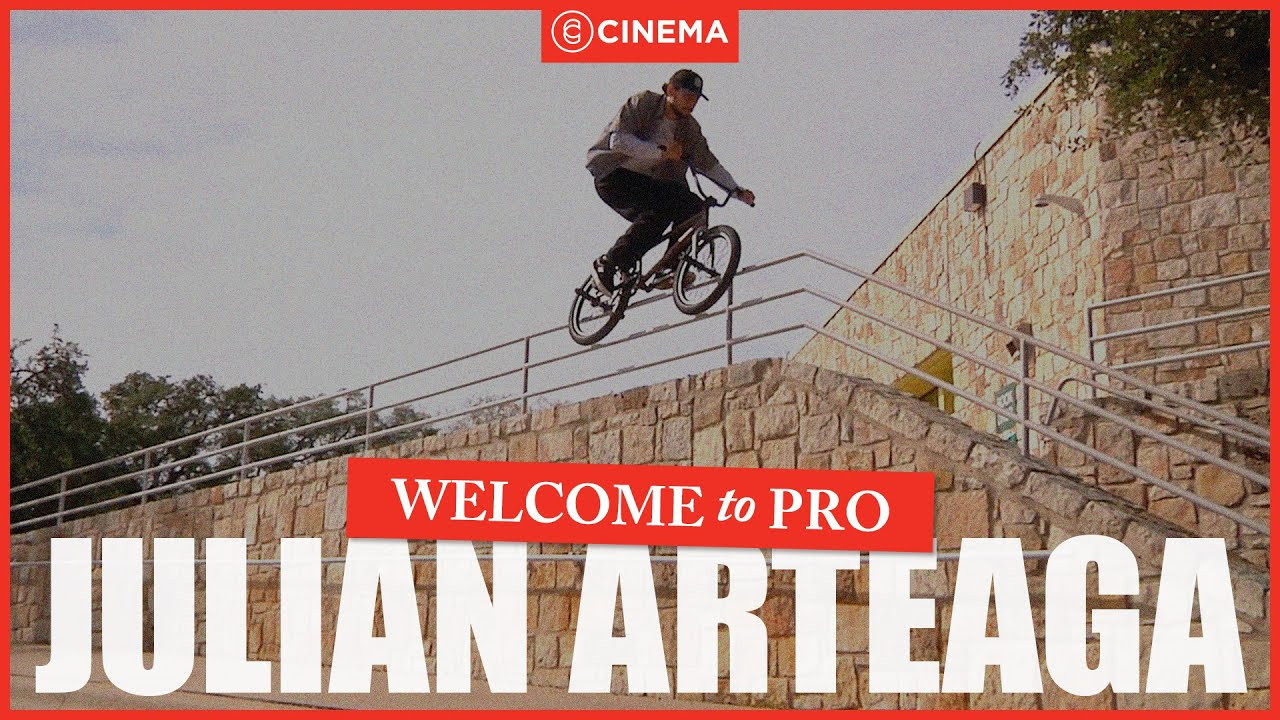 Cinema BMX is proud to officially welcome Julian Arteaga to the Pro Team! Teaming up with Trent Lutzke to film a welcome piece throughout Texas, we're excited to release this latest piece of progressive, technical, and stylish street riding from Julian and properly welcome him to the stacked crew that make up the Cinema BMX team. A lot more to come, stay tuned in!<br /><br />Film & edit - Trent Lutzke<br />Graphics & titles - Harley Haskett<br />Music - Green Day 'Brain Stew'<br /><br />Follow Julian on Instagram at <br />https://instagram.com/juliansalright/<br /><br />Follow Cinema BMX on Instagram at<br />https://instagram.com/cinemabmx/<br /><br />https://cinemabmx.com/<br /><br />#cinemabmx <br />#alwaystunedin<br />#bmx