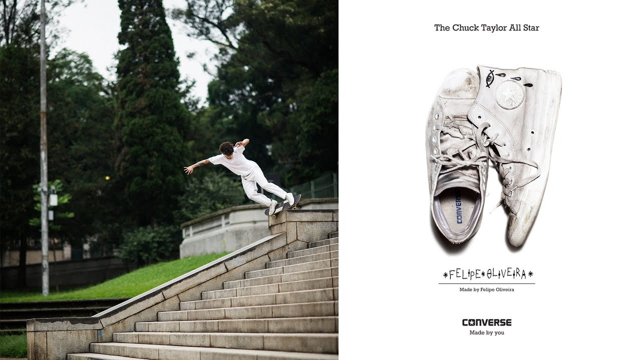 Dono de um estilo único em cima do skate, Felipe Oliveira explorou de forma nova e criativa um pico clássico do skate paulistano para o segundo vídeo da série Made By You da Converse Cons Brasil. <br />Confira o clipe e se inscreva no nosso canal!<br /><br />#madebyfelipeoliveira